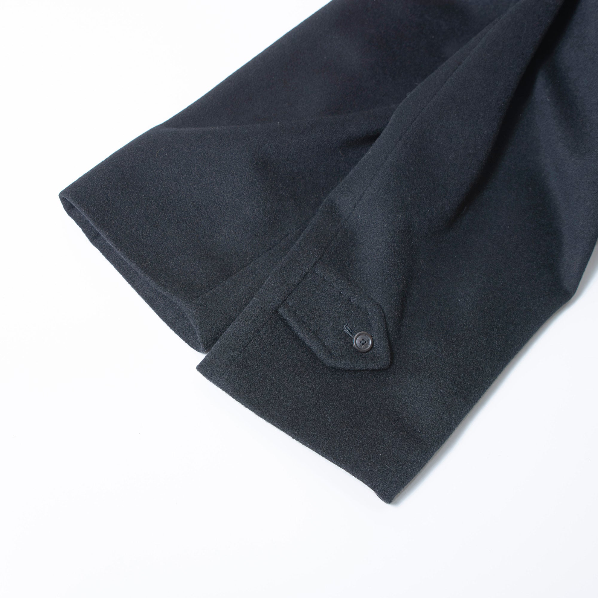 バーバリー BURBERRY London ステンカラーコート ブラック カシミヤ100% メンズ ラグランスリーブ 比翼仕立て 日本製 ロングコート