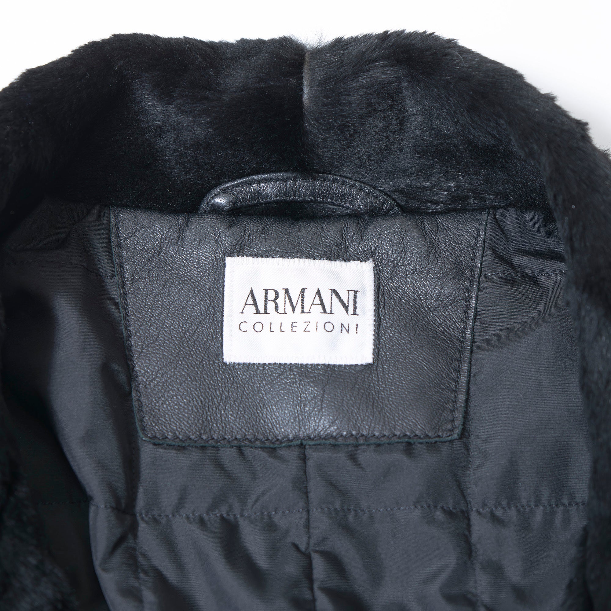 アルマーニ ARMANI COLLEZIONI ミリタリーコート ブラック 52 ハンガリー製 モーターサイクルコート ミリタリージャケット ライダース