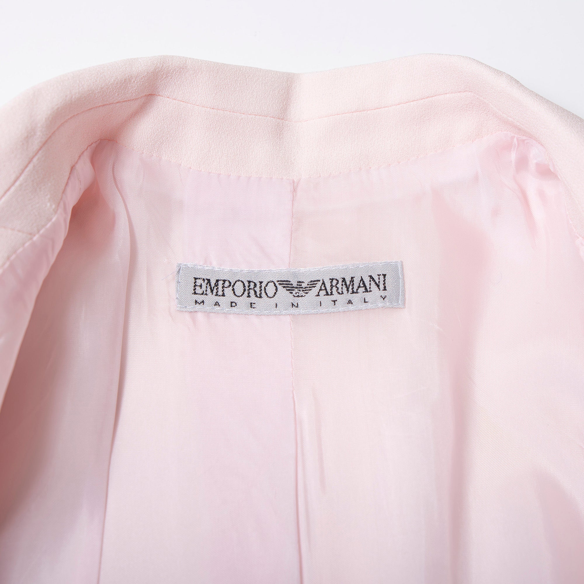 エンポリオアルマーニ EMPORIO ARMANI スーツ セットアップ ピンク レディース 40 パンツスーツ シングル テーラード イタリア製
