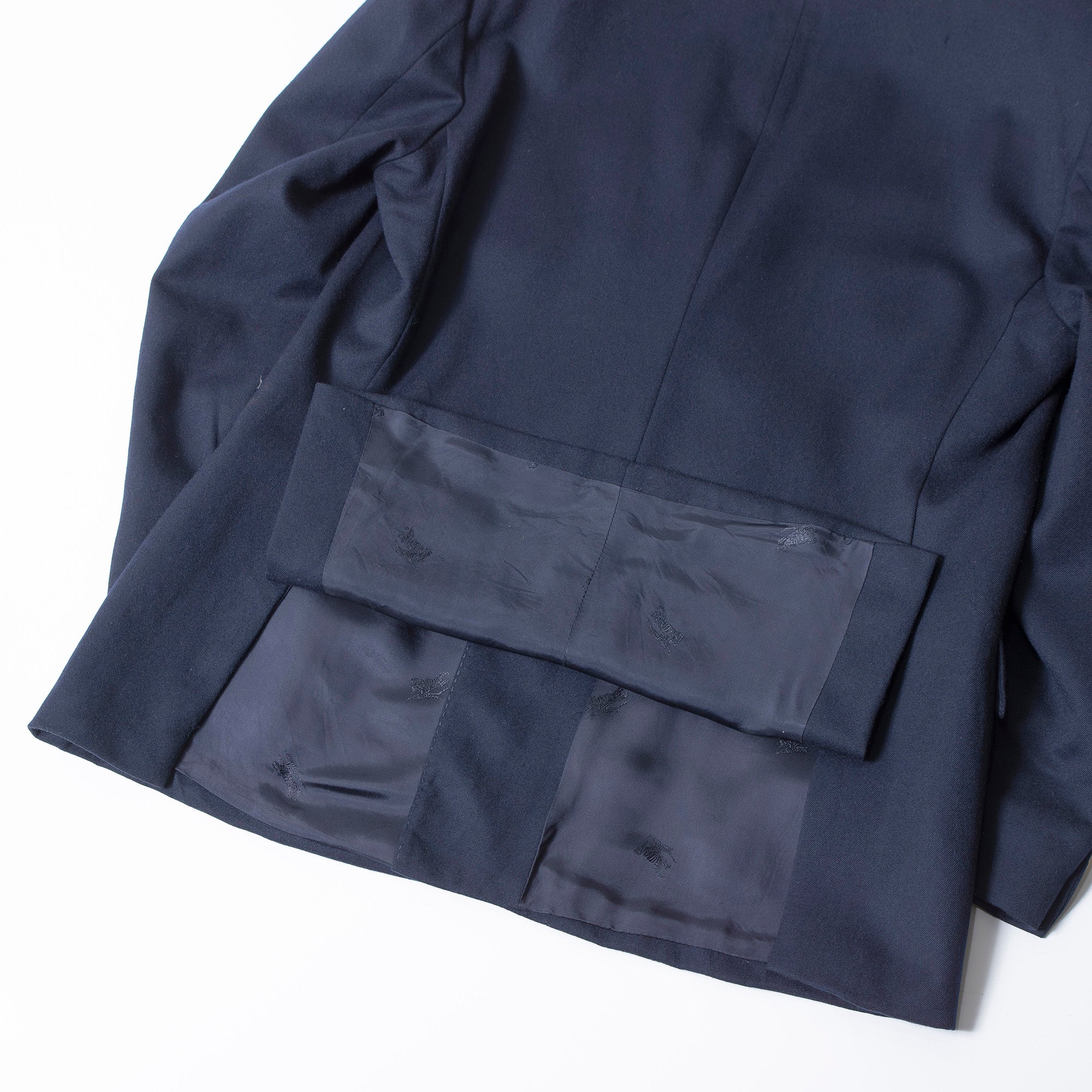 バーバリー Burberrys 90s 英国製 テーラードジャケット ダブルブレスト ネイビー 6釦 メンズ アウター 紺ブレ ブレザー ヴィンテージ