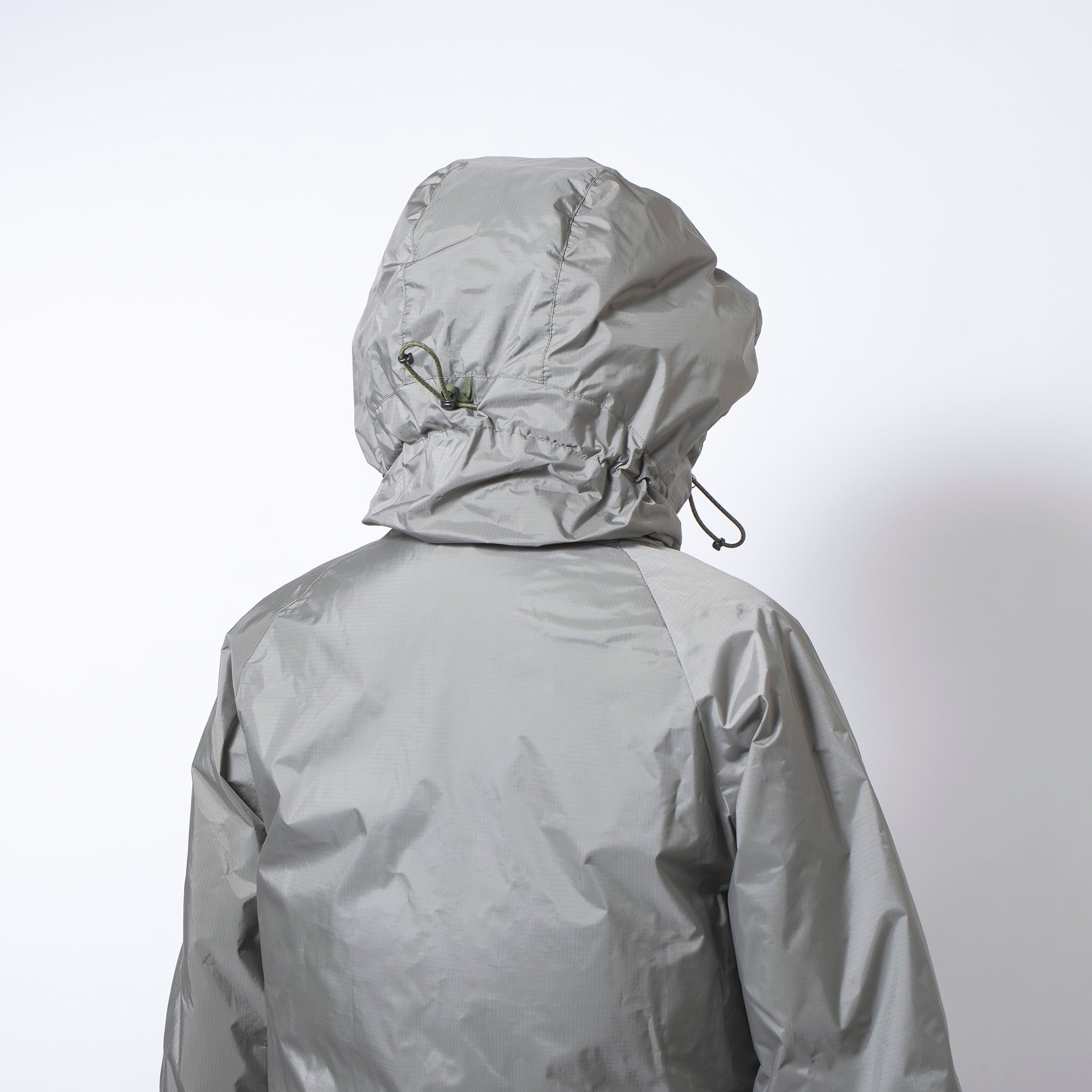 ナンガ NANGA オーロラダウンジャケット グレー メンズ L 日本製 オーロラテックス 防水透湿 フーデッド アウトドア マウンテンパーカー