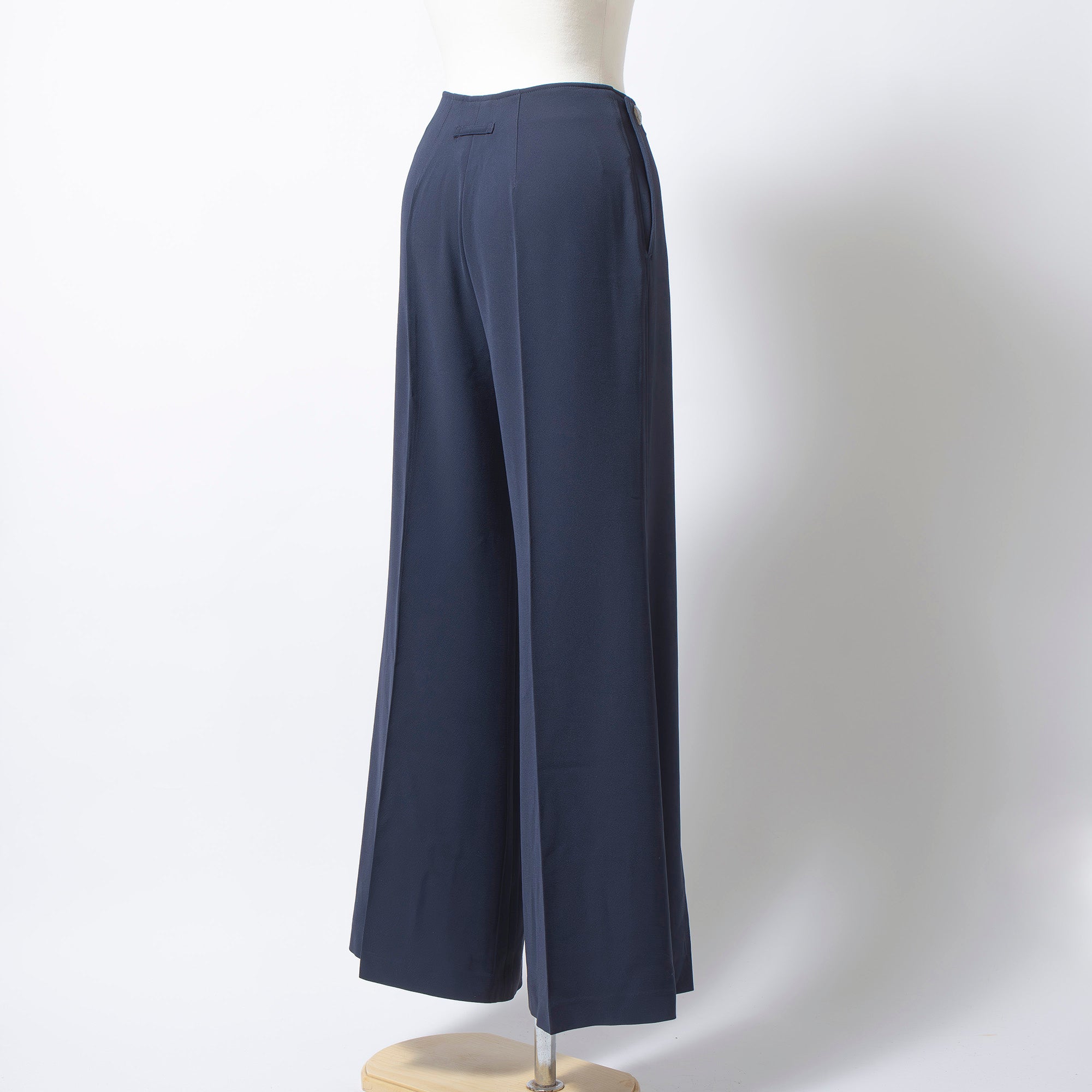 ジャンポールゴルチエ Jean Paul Gaultier CLASSIQUE セーラーパンツ ネイビー レディース 40 フレアパンツ スラックス センタープレス