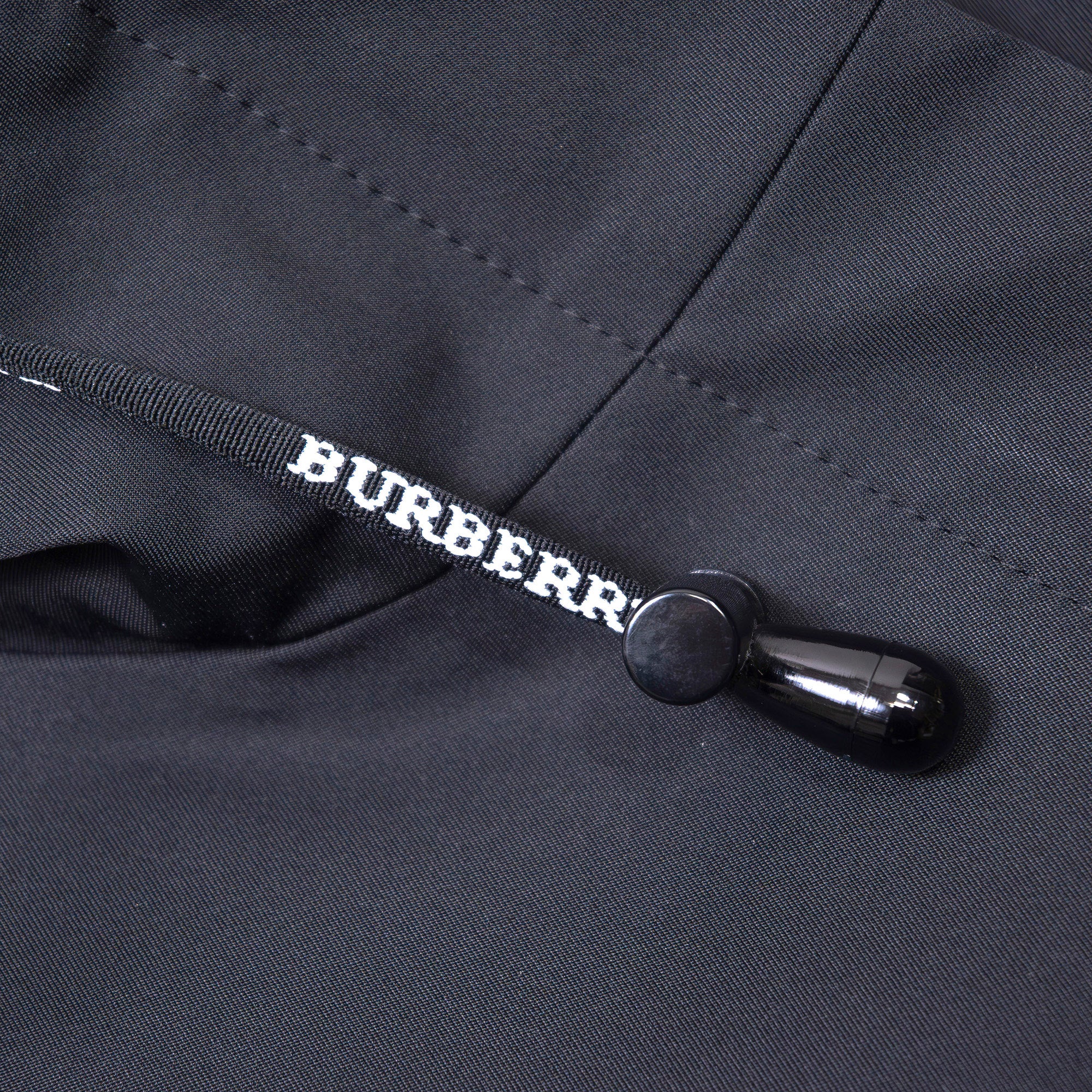 バーバリー BURBERRY ジップアップブルゾン フーデッドコート ブラック レディース 40 フード付き ノバチェック ライトアウター 春秋