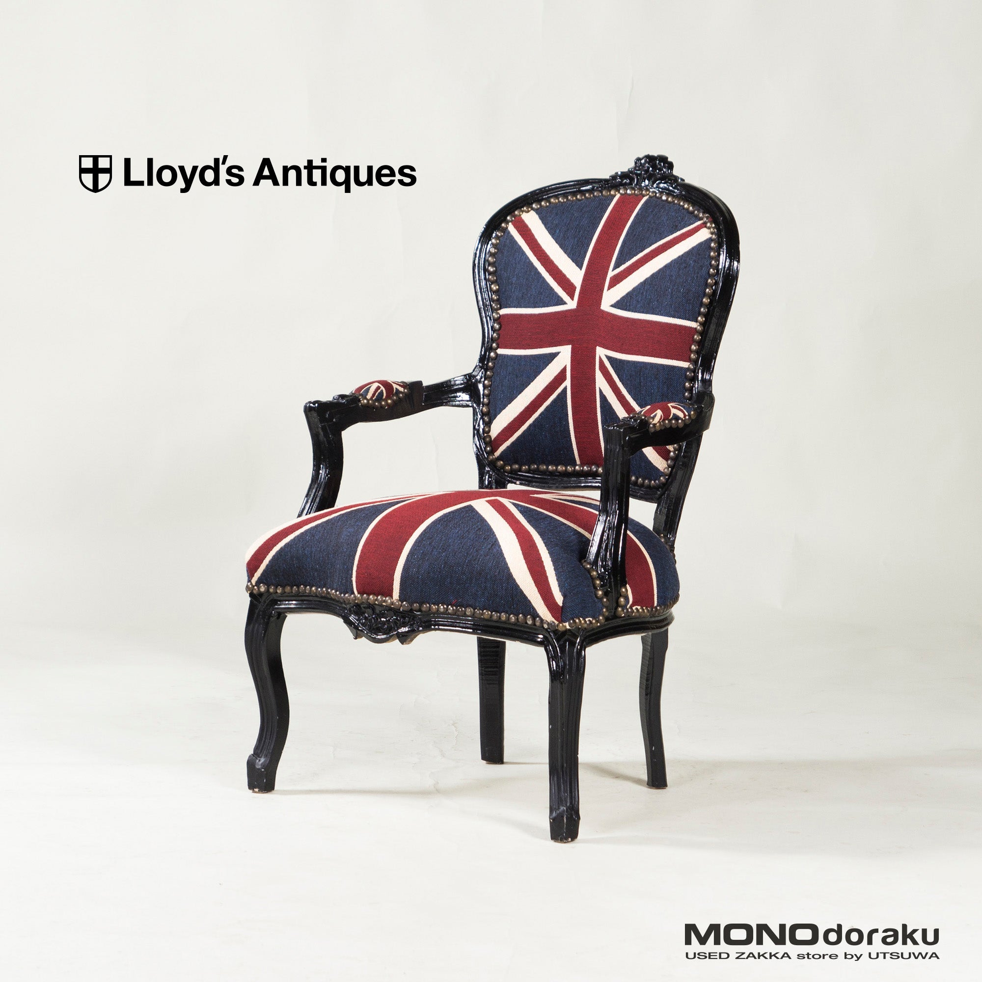 Lloyd's Antiques/ロイズアンティークス ユニオンジャックアームチェア 英国 リプロダクション ヴィンテージ サロンチェア ラウンジ