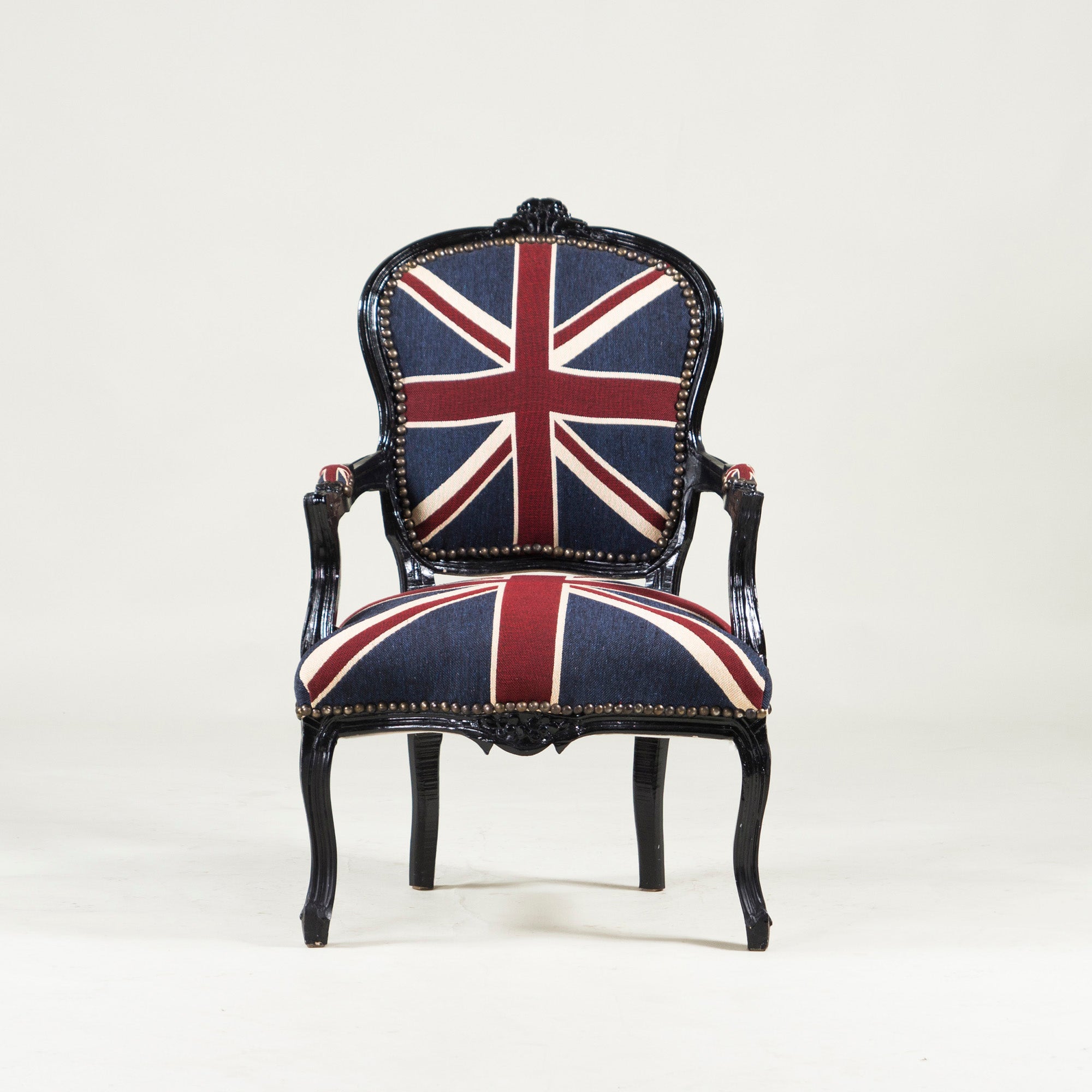 Lloyd's Antiques/ロイズアンティークス ユニオンジャックアームチェア 英国 リプロダクション ヴィンテージ サロンチェア ラウンジ
