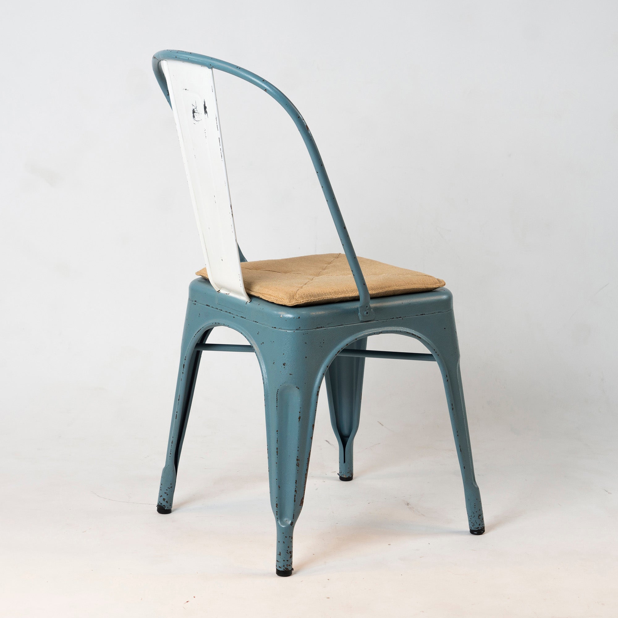 ◆廃番◆Knot antiques/ノットアンティークス BRICK CHAIR/ブリックチェア ライトブルー インダストリアル ヴィンテージ