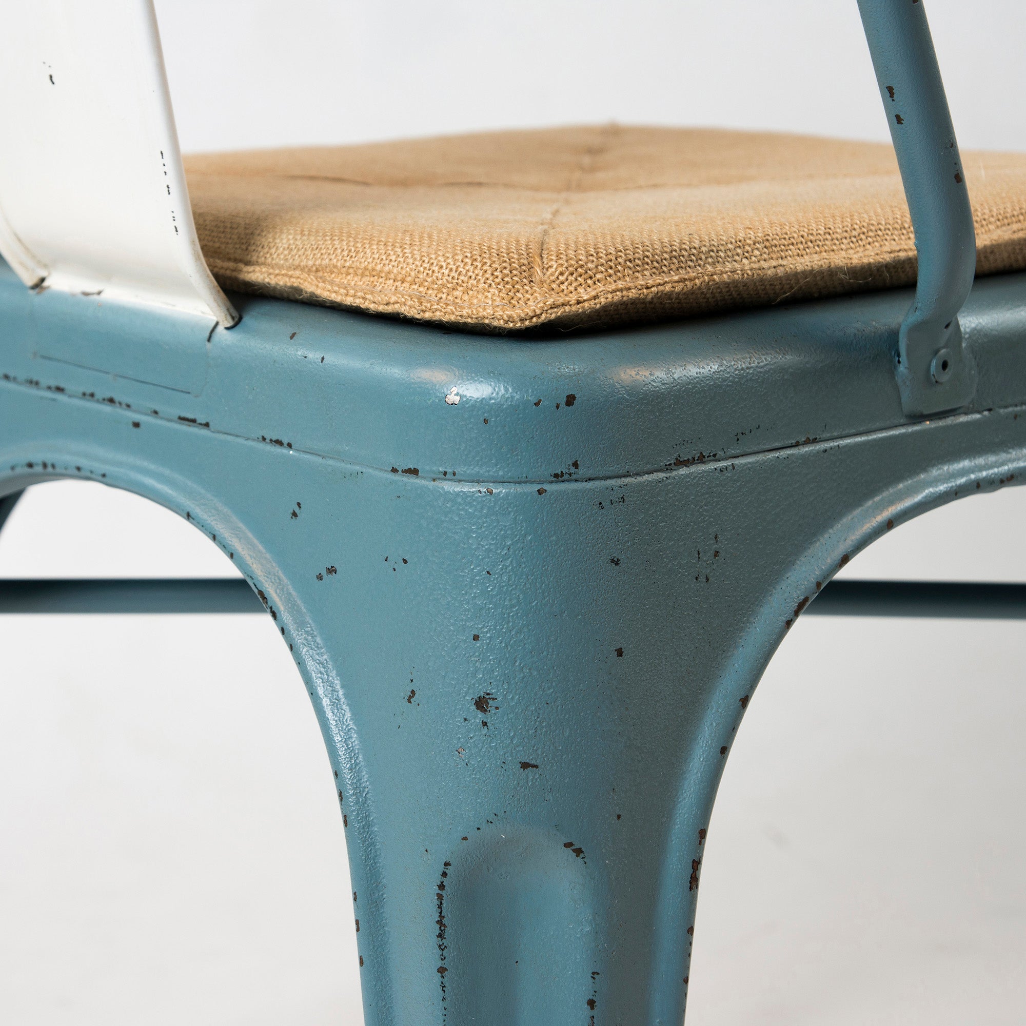 ◆Discontinued◆Knot antiques/Knot Antiques BRICK CHAIR/Brick Chair Light Blue Industrial Vintage