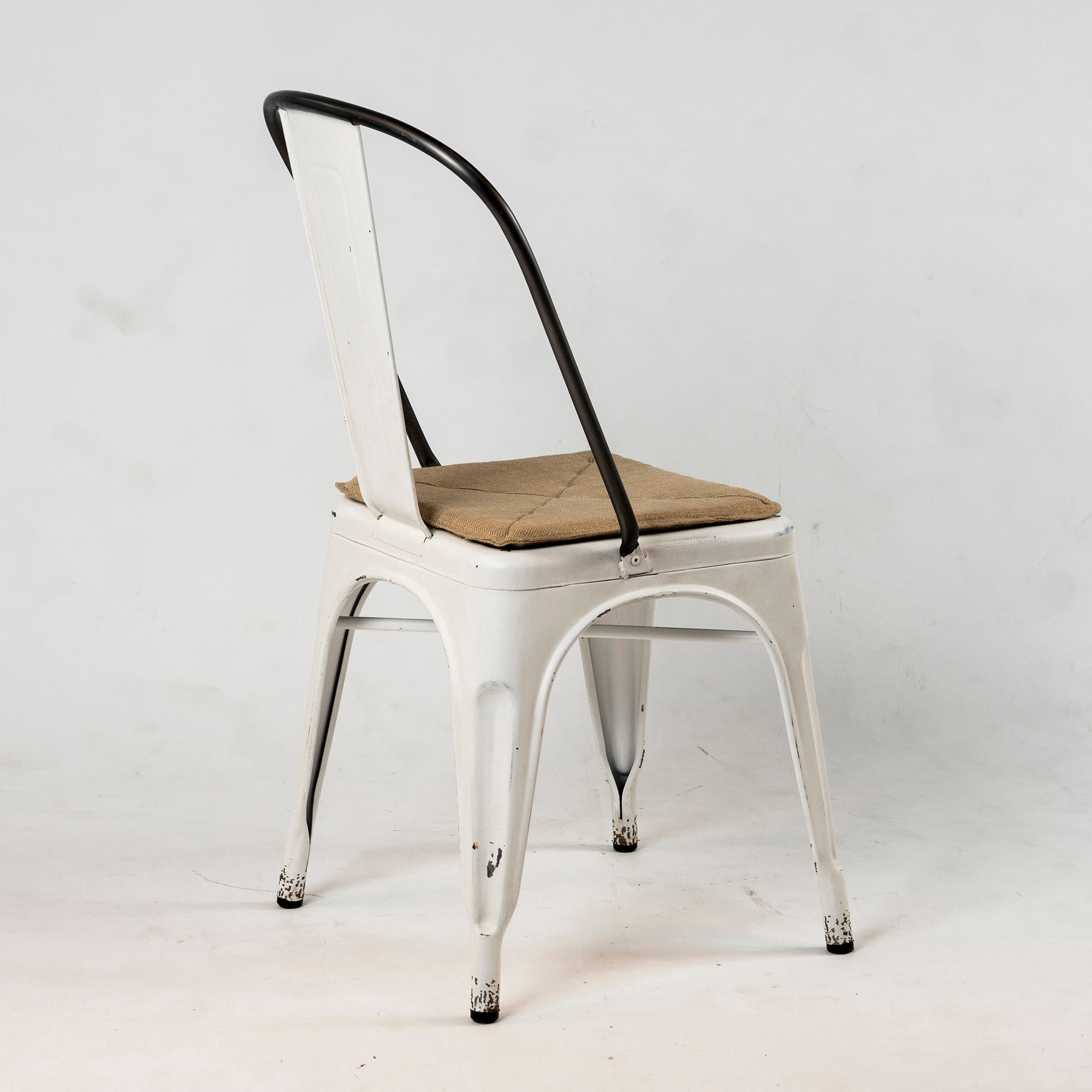 ◆廃番◆Knot antiques/ノットアンティークス BRICK CHAIR/ブリックチェア ホワイト インダストリアル ヴィンテージ