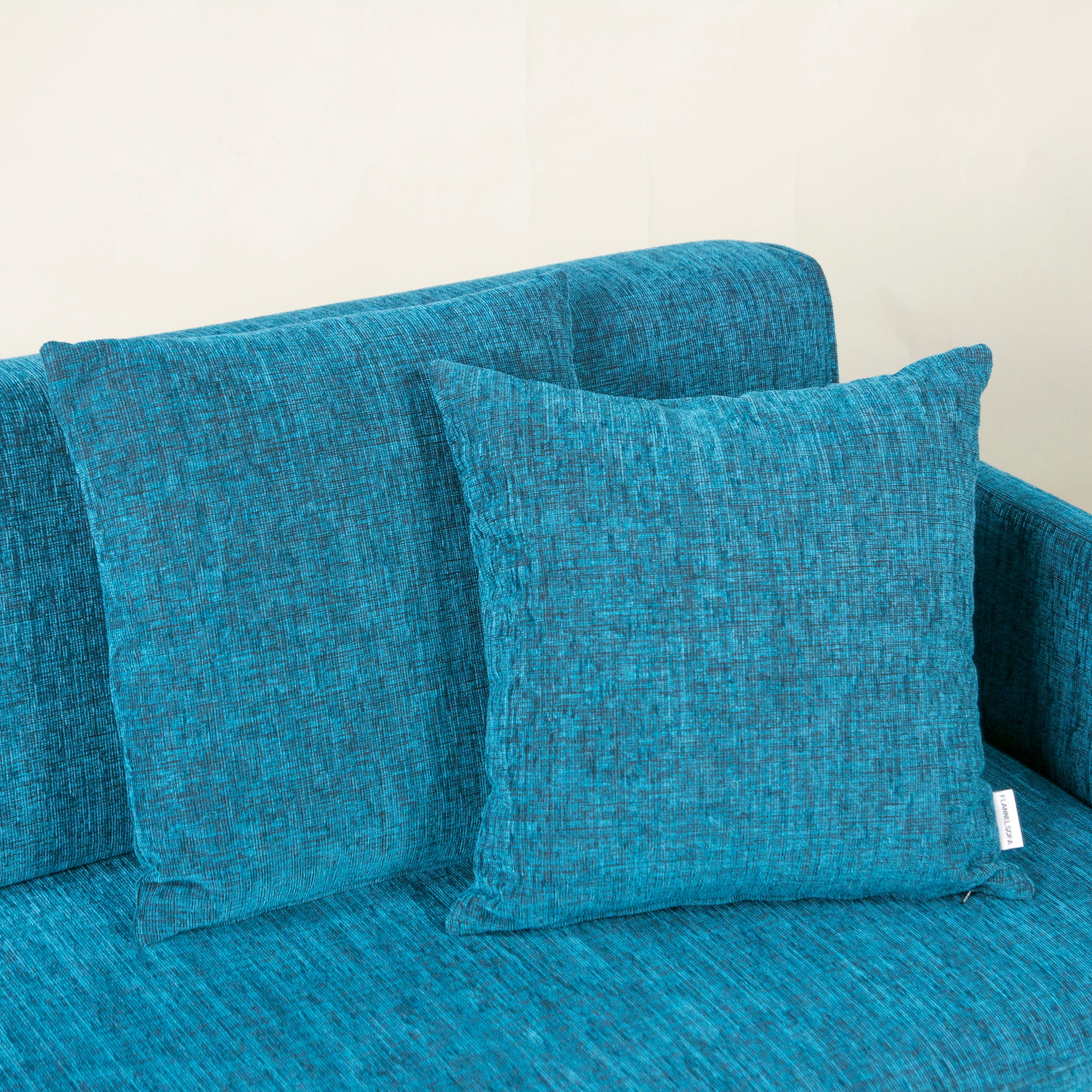 フランネルソファ ソファ FLANNEL SOFA ソファ 2.5P オットマン＆クッション付き ローソファ デイベッド ナチュラルモダン◆美品◆