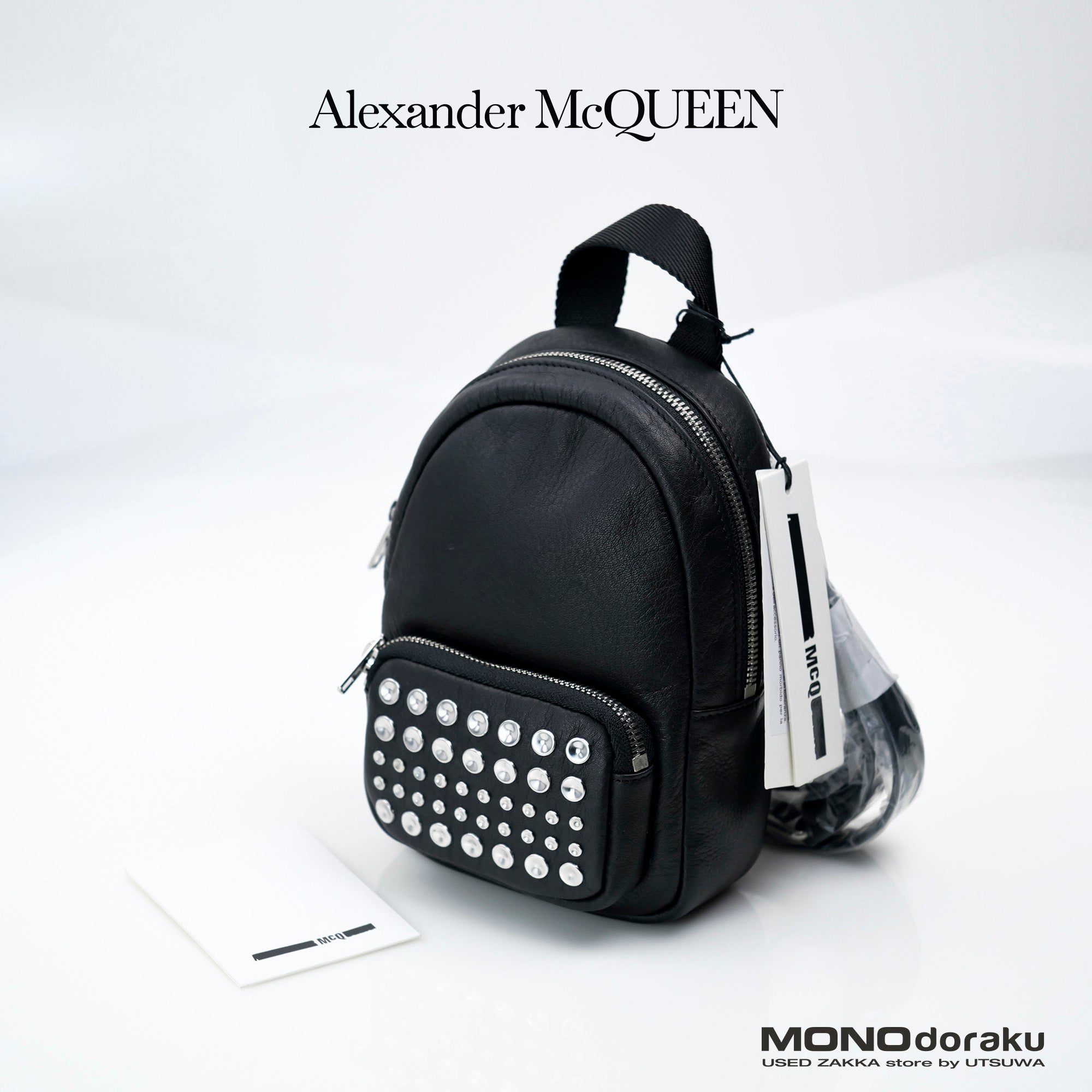 アレキサンダーマックイーン Alexander McQUEEN ミニバックパック クロスボディ レザー 美品