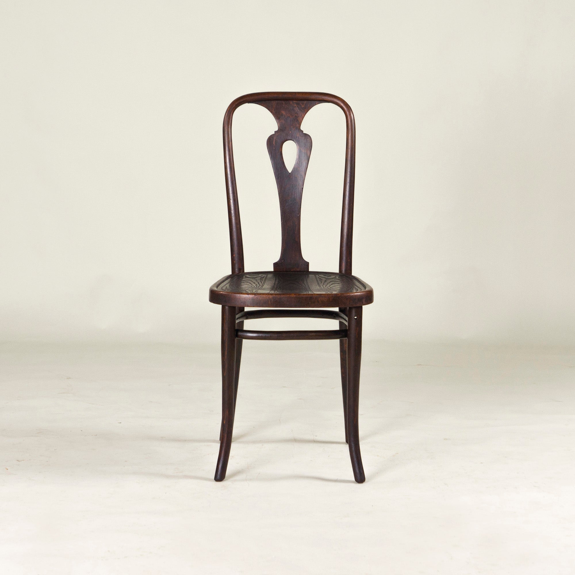 ◆希少◆Lloyd's Antiques取扱 THONET社製 ベントウッドチェア スプーンバック ビーチ材(1) アンティーク ダイニングチェア