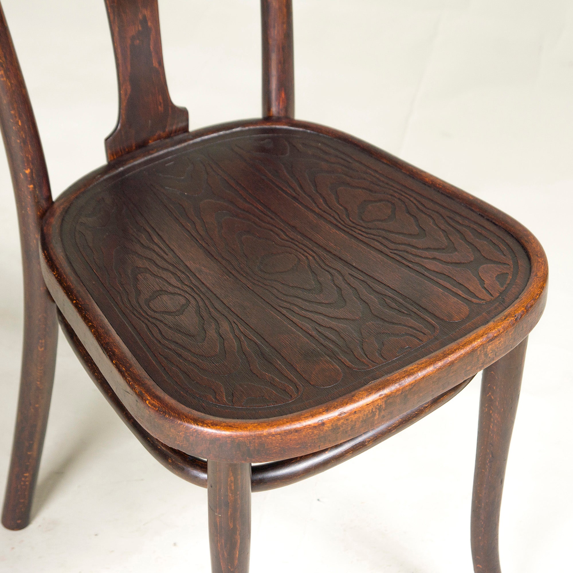 ◆希少◆Lloyd's Antiques取扱 THONET社製 ベントウッドチェア スプーンバック ビーチ材(1) アンティーク ダイニングチェア