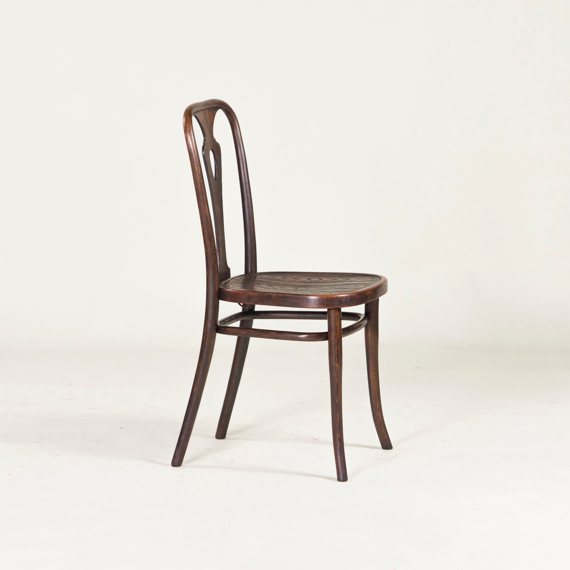 ◆希少◆Lloyd's Antiques取扱 THONET社製 ベントウッドチェア スプーンバック ビーチ材(2) アンティーク ダイニングチェア