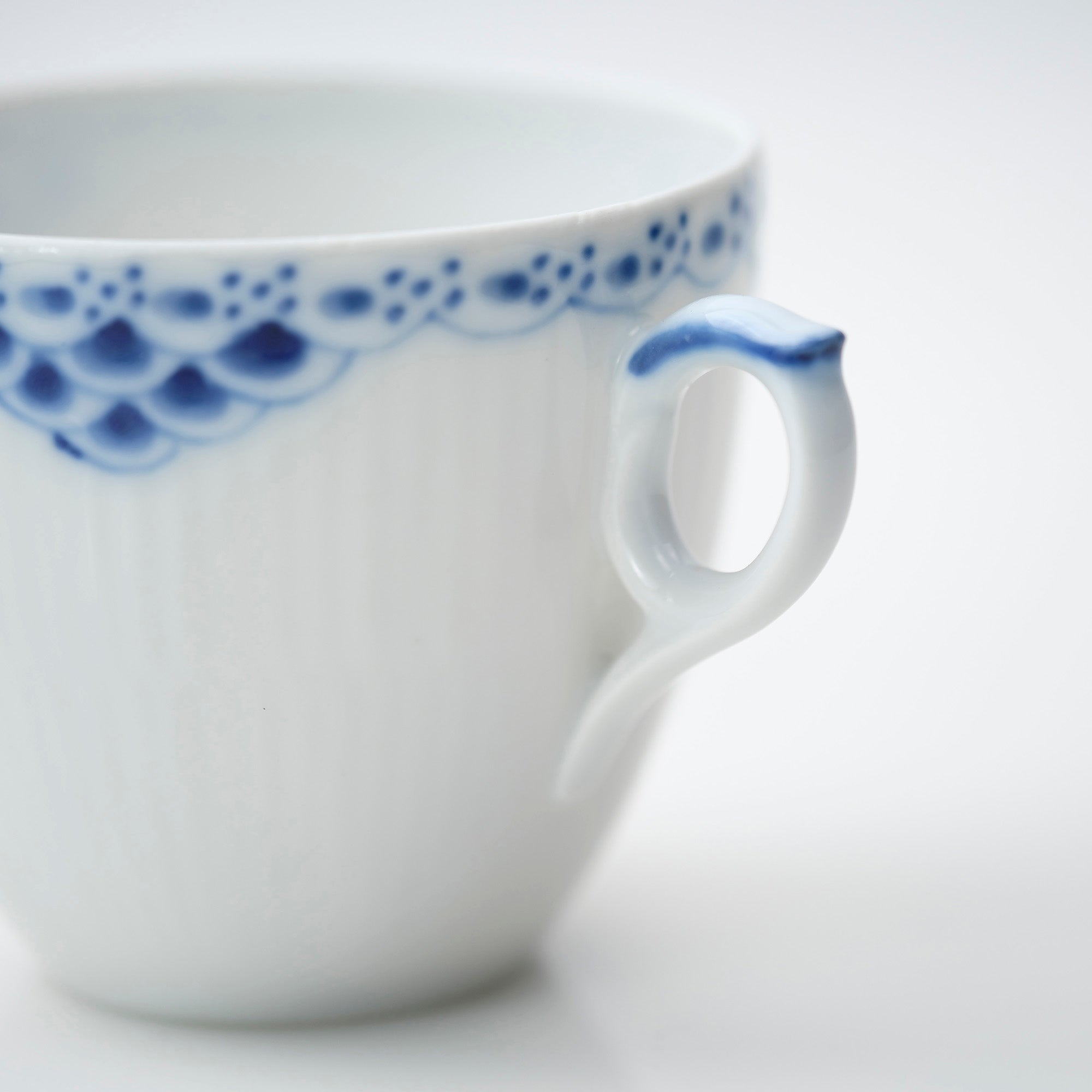 ROYAL COPENHAGEN PRINCESS BLUE Cup &amp; Saucer (3)