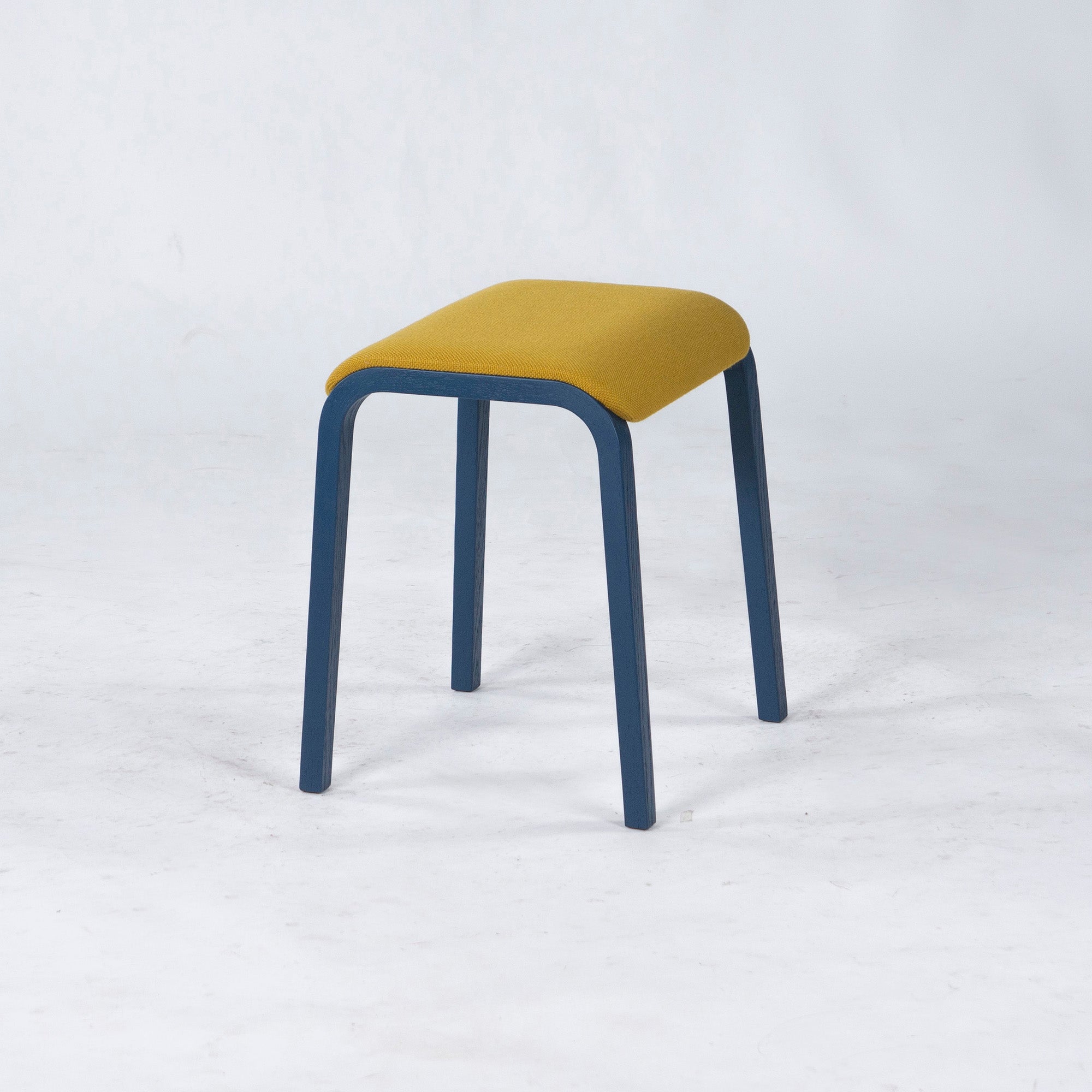 Asahikawa Furniture Takumi Kogei Stool TAPERED STOOL Tapered stool S size Oak material Upholstered seat Low stool Simple modern