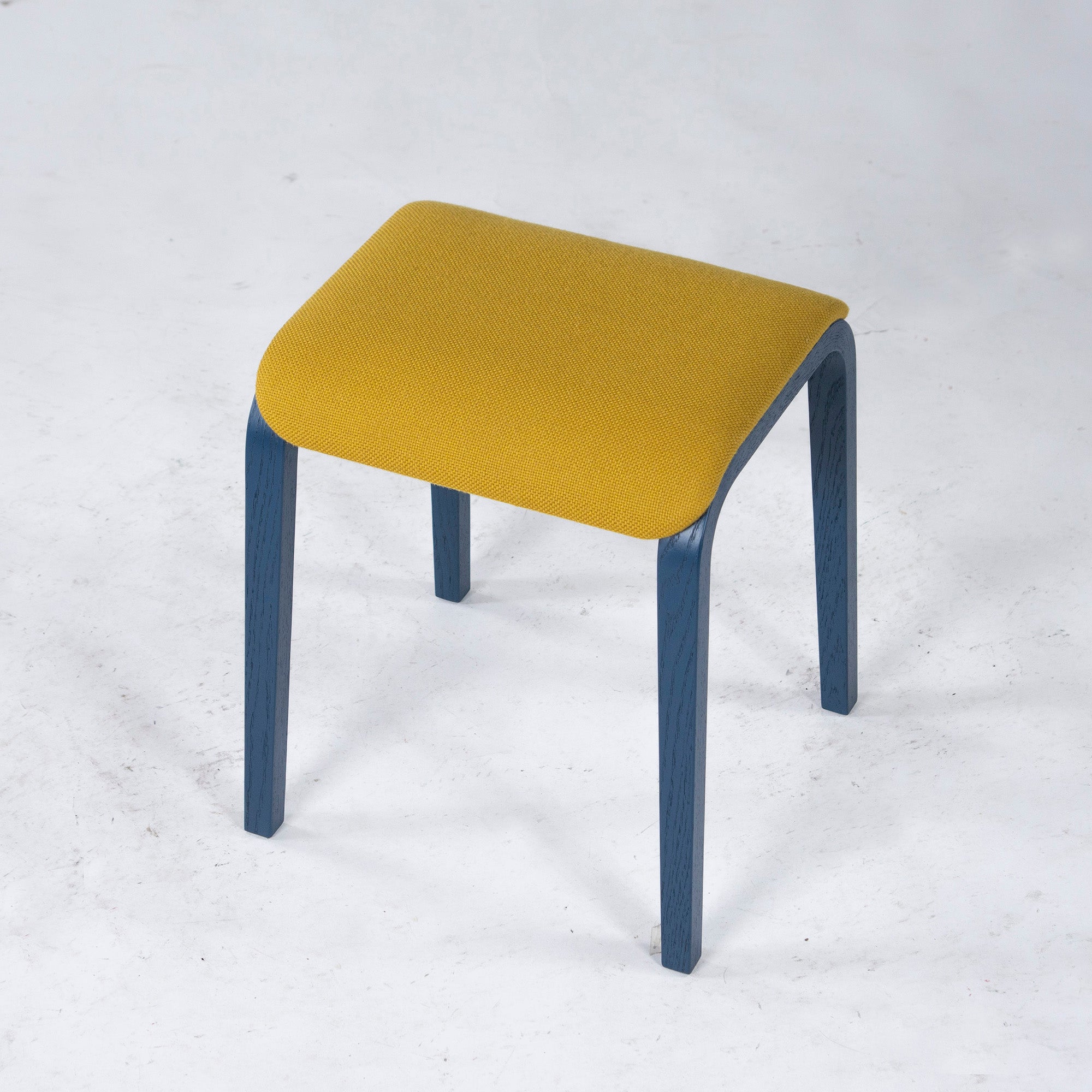 Asahikawa Furniture Takumi Kogei Stool TAPERED STOOL Tapered stool S size Oak material Upholstered seat Low stool Simple modern