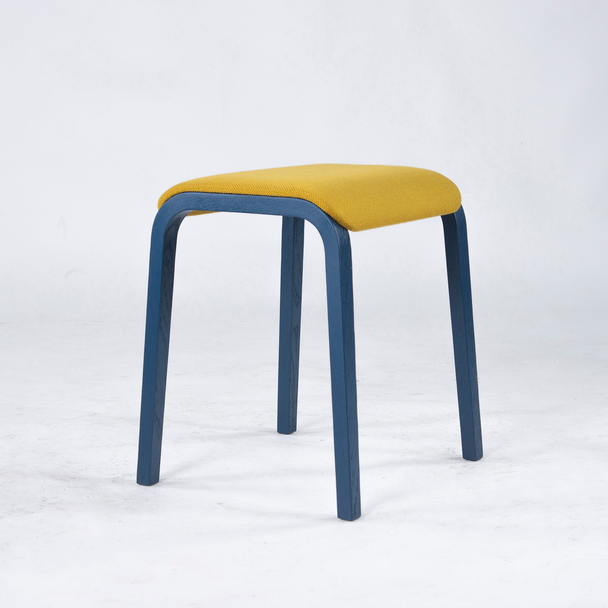 Asahikawa Furniture Takumi Kogei Stool TAPERED STOOL Tapered stool S size Oak material Upholstered seat Low stool Simple modern