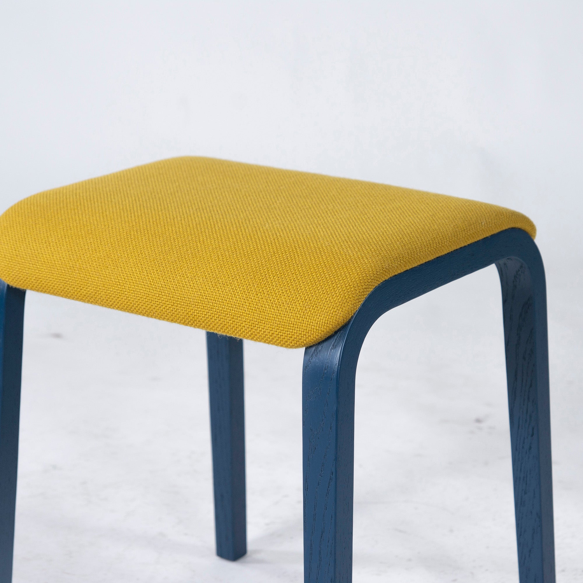 Asahikawa Furniture Takumi Kogei Stool TAPERED STOOL Tapered stool S size Oak material Upholstered seat Low stool Simple modern