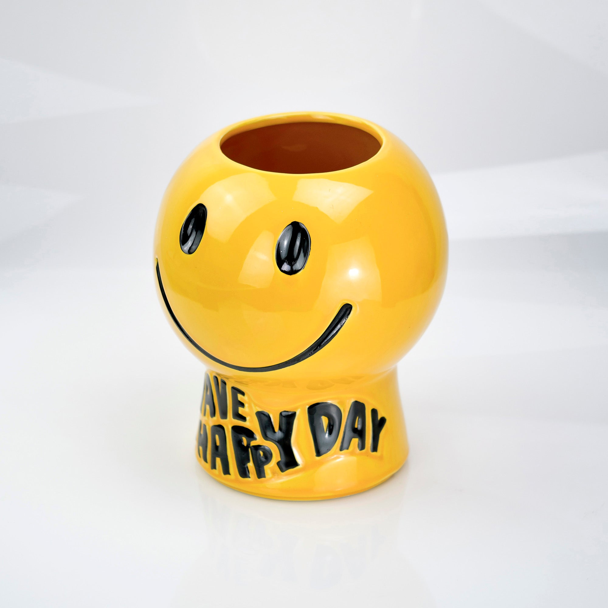 スマイリーフェイス クッキージャー マッコイ SMILEY FACE Cookie Jar McCOY USA 1970年代 (1)