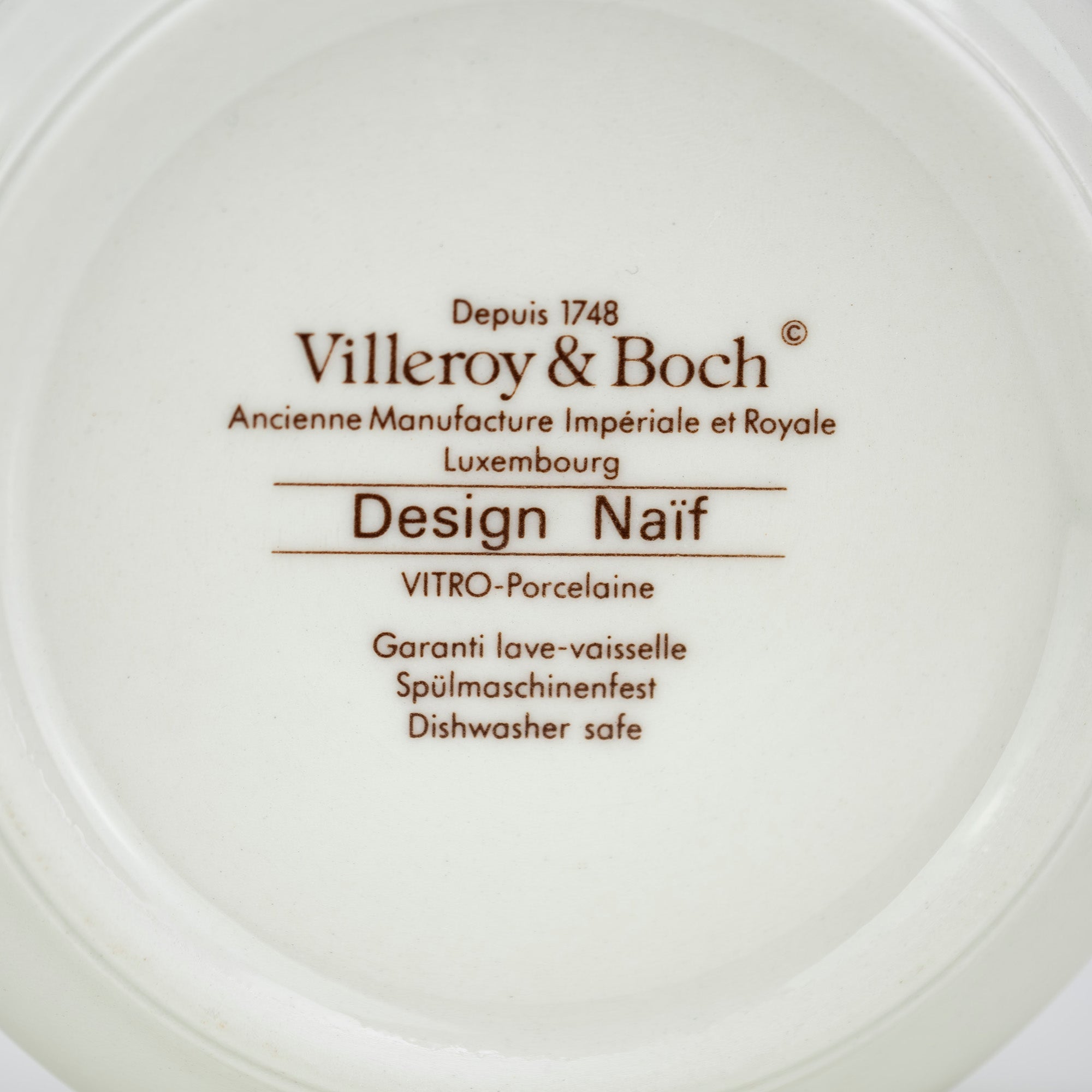 ビレロイ&ボッホ ナイーフ ジェラール・ラプラウ Villeroy & Boch Design Naif Gerard Laplau ボンボニエール 蓋付き容器