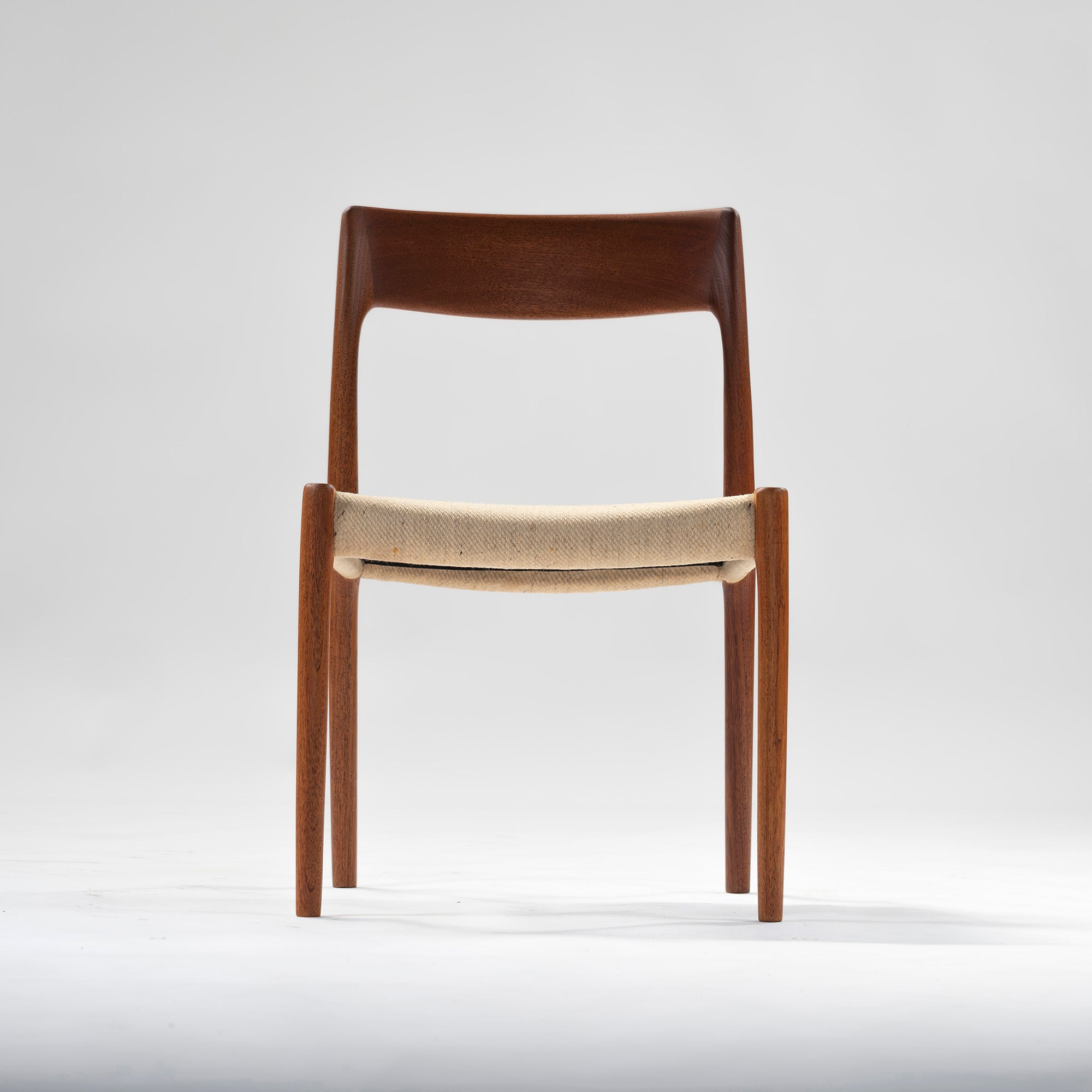 Dining chair JL Moller JLMOLLER model77 (2) Teak wood Nordic vintage Made in Denmark Niels O Moller