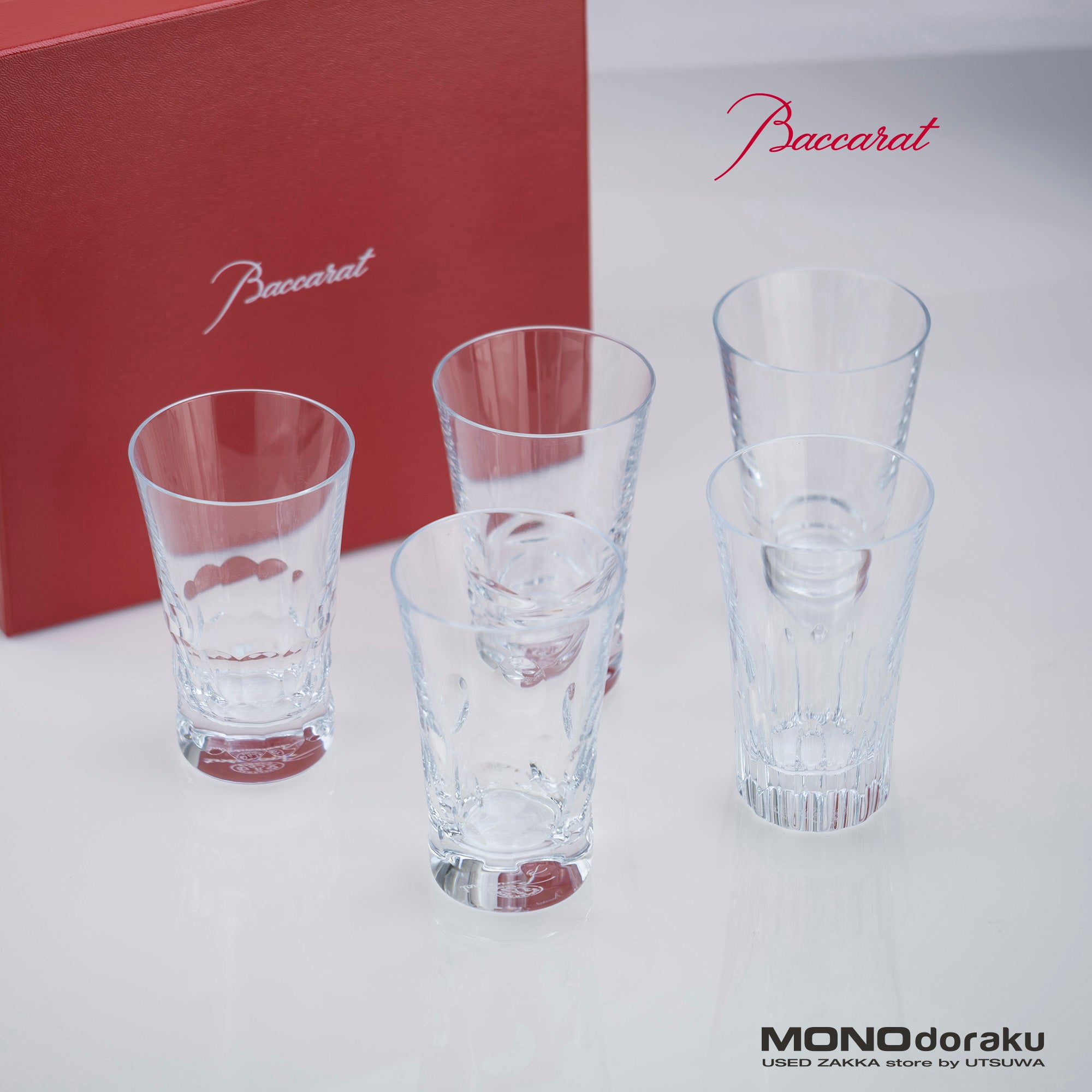 バカラ Baccarat グラスジャパン 5客アソートセット 美品