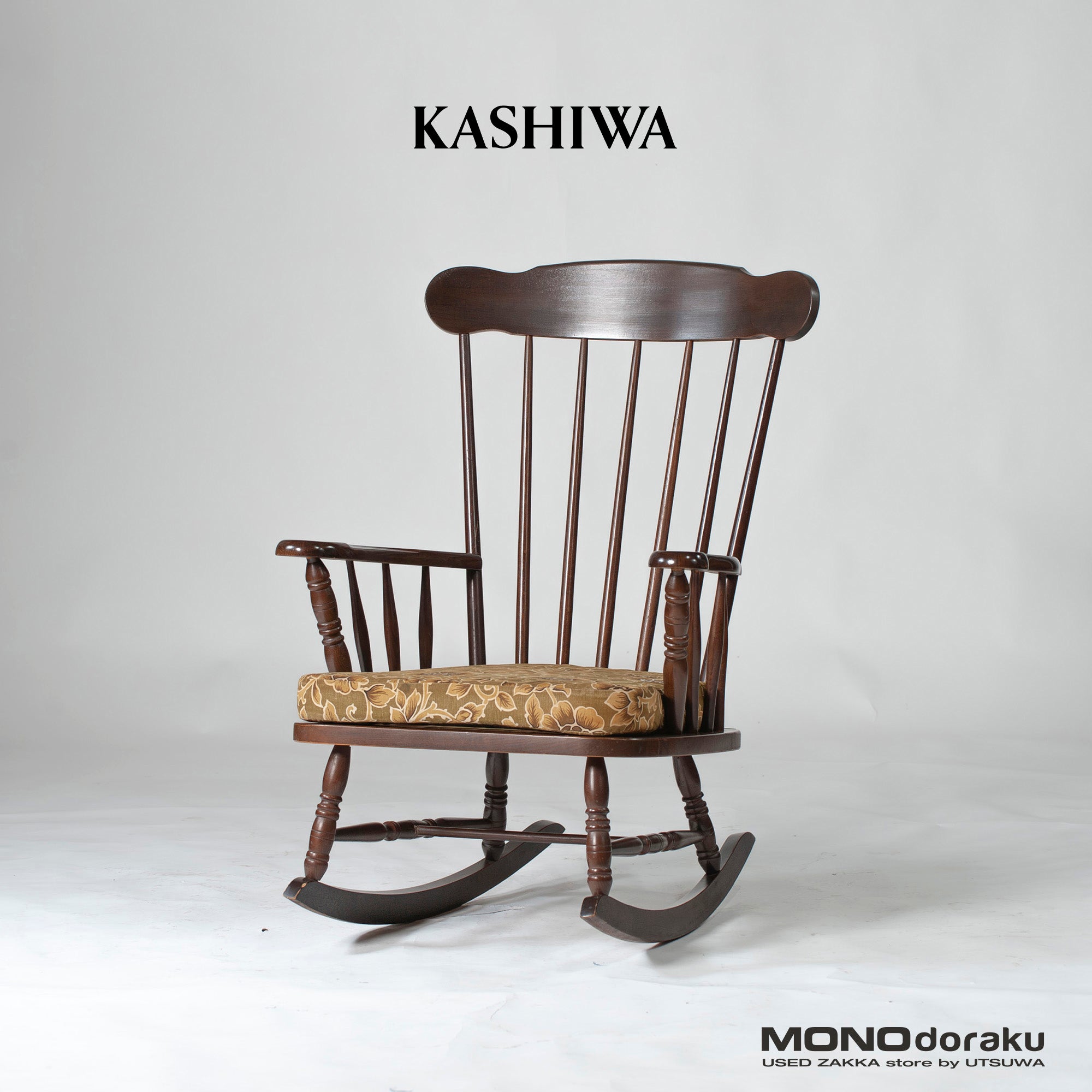 Rocking chair Kashiwa Mokko KASHIWA KMK Oak wood Vintage Old Kashiwa Retro Japanese modern Windsor chair