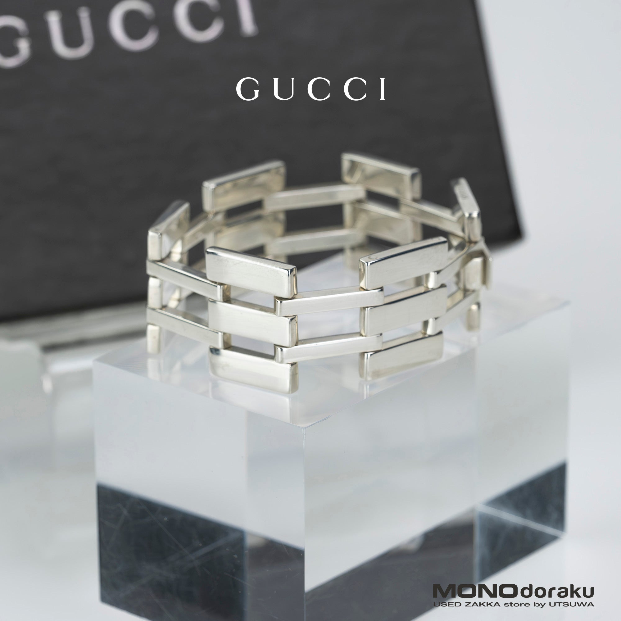 Gucci Heavy Gate Link Bracelet GUCCI HEAVY GATE LINK BRACELET Sterling Silver