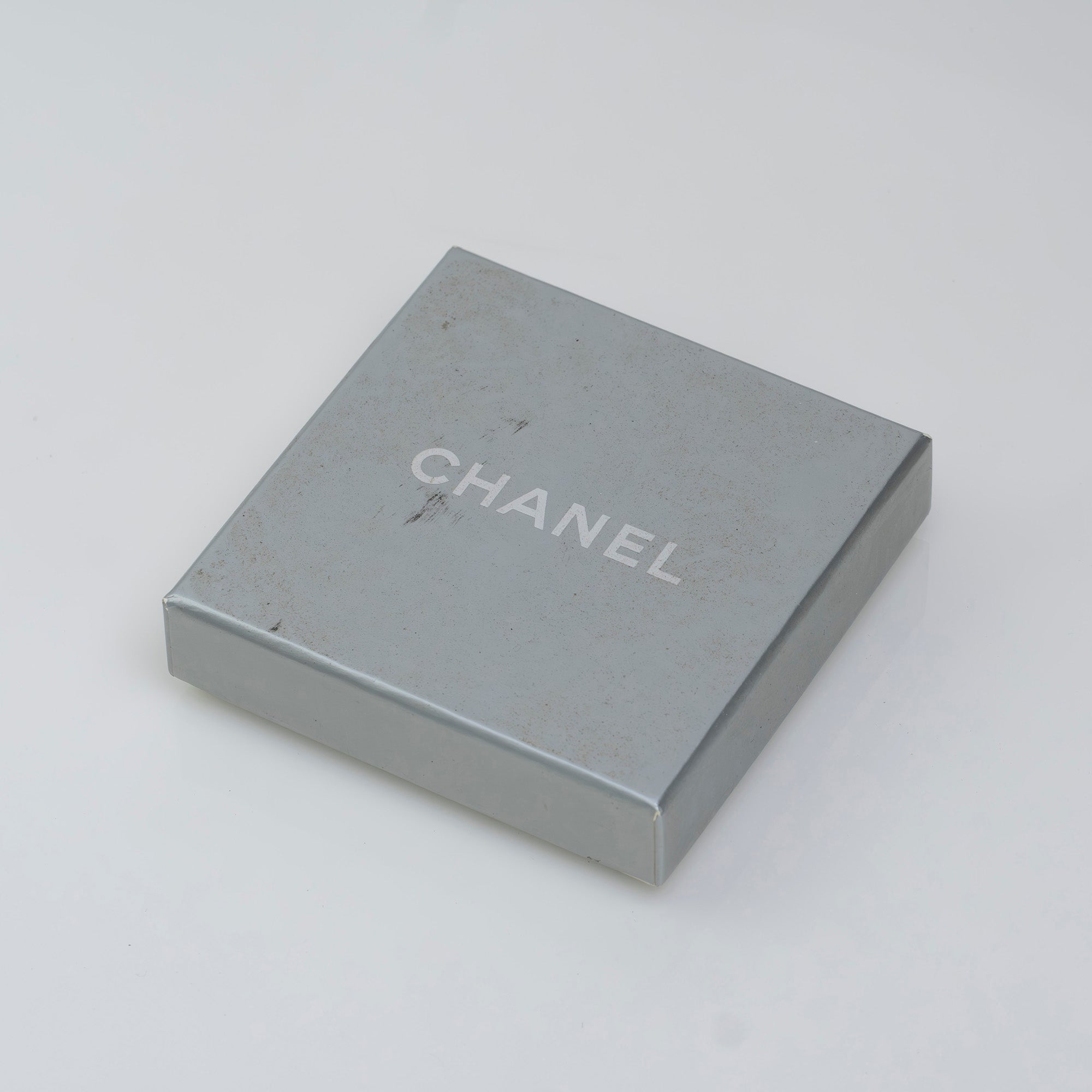 シャネル CHANEL ピアス スクエアフープ シルバー925 18.99g