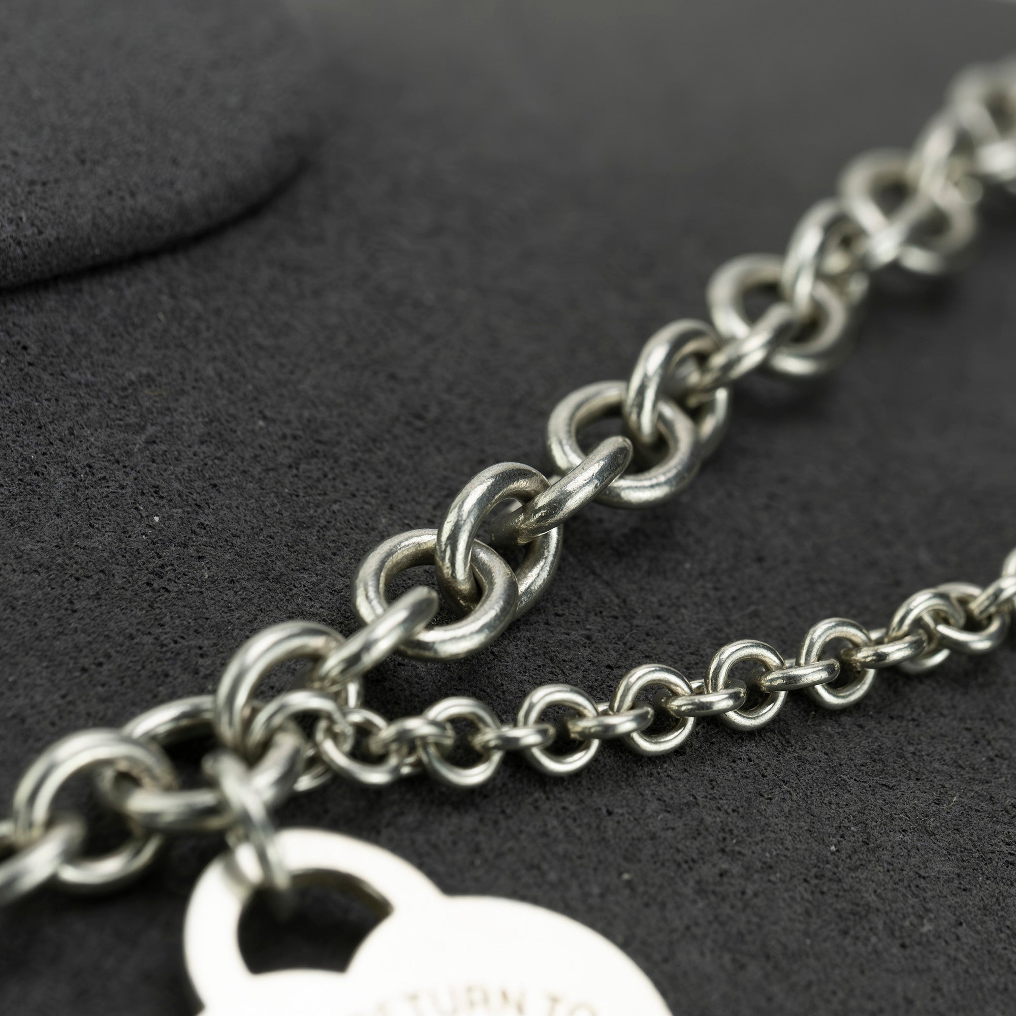 Tiffany &amp; Co. Return to Tiffany Heart Tag Choker Necklace, Silver 925, 53.5g