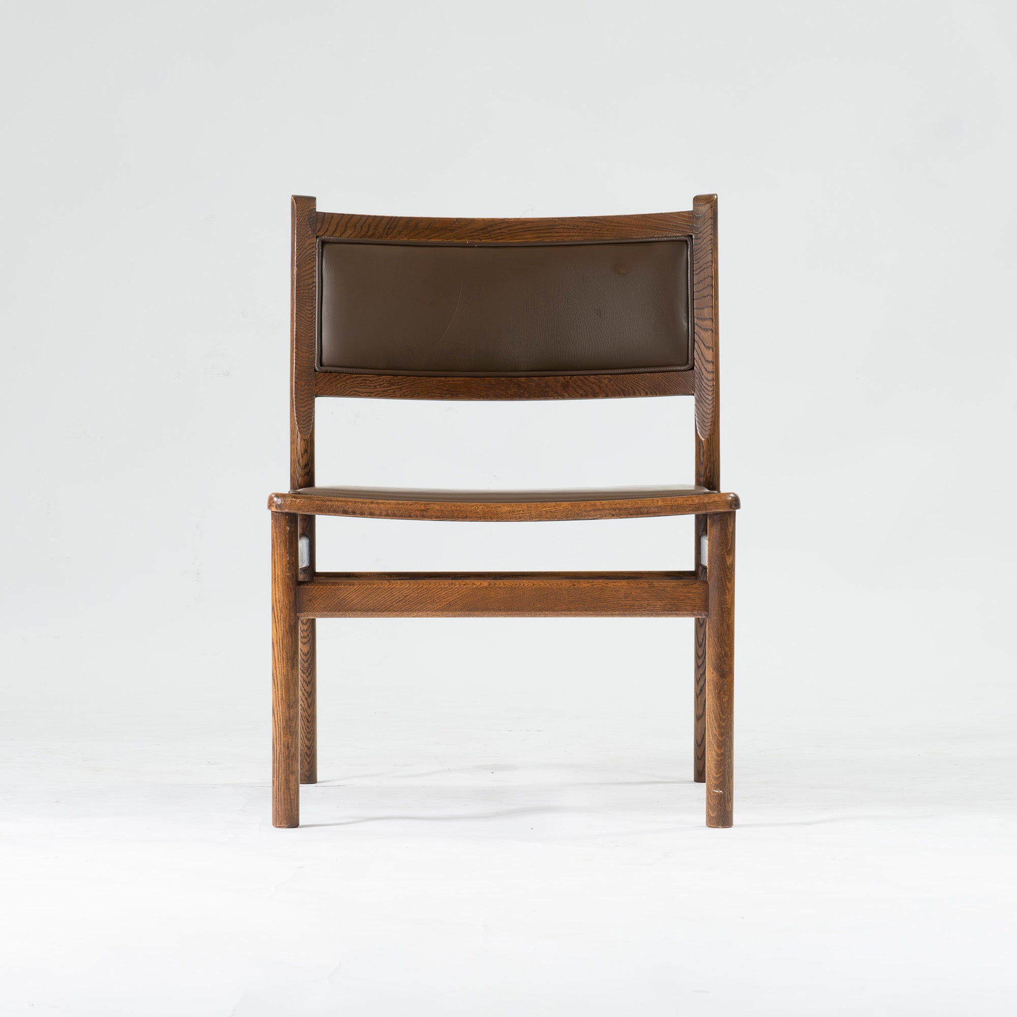 Conde House Lounge Chair Conde House Hock Oak Wood PU Leather (4) Living Chair LD Chair Dining Japan Vintage