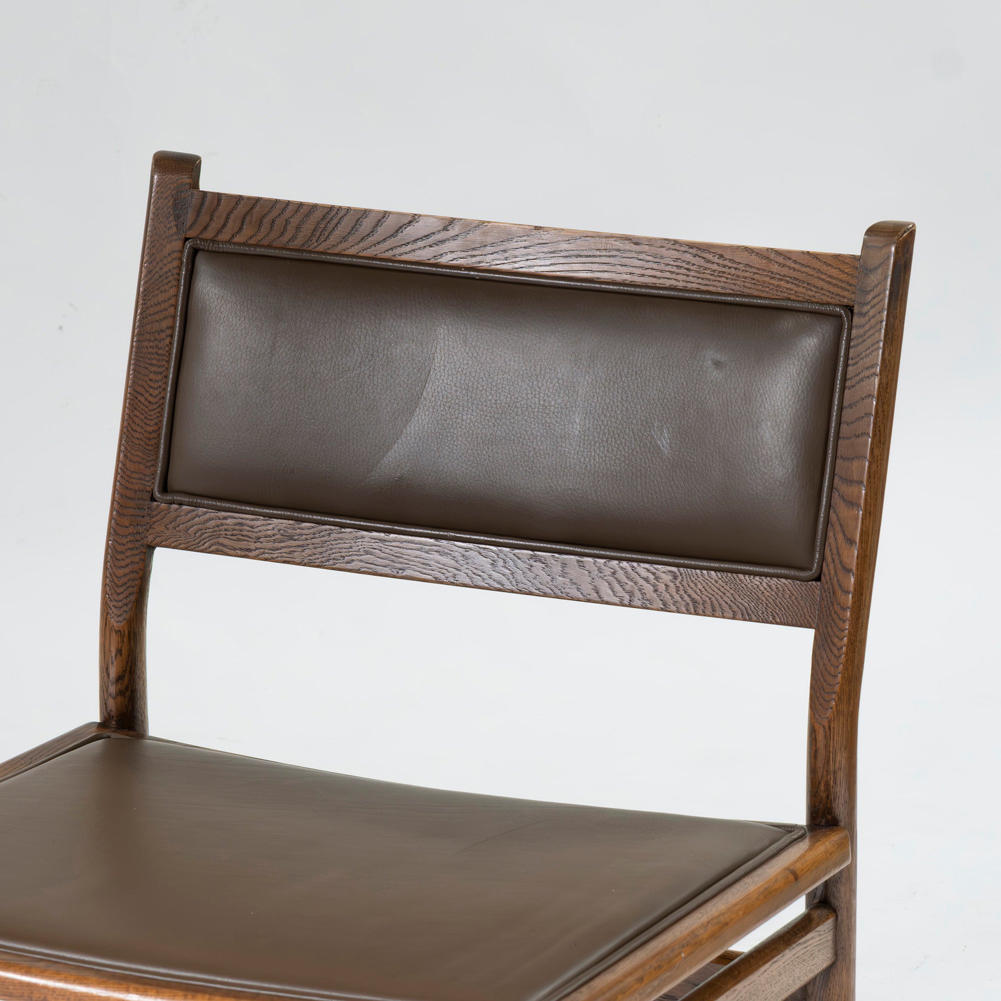 Conde House Lounge Chair Conde House Hock Oak Wood PU Leather (4) Living Chair LD Chair Dining Japan Vintage