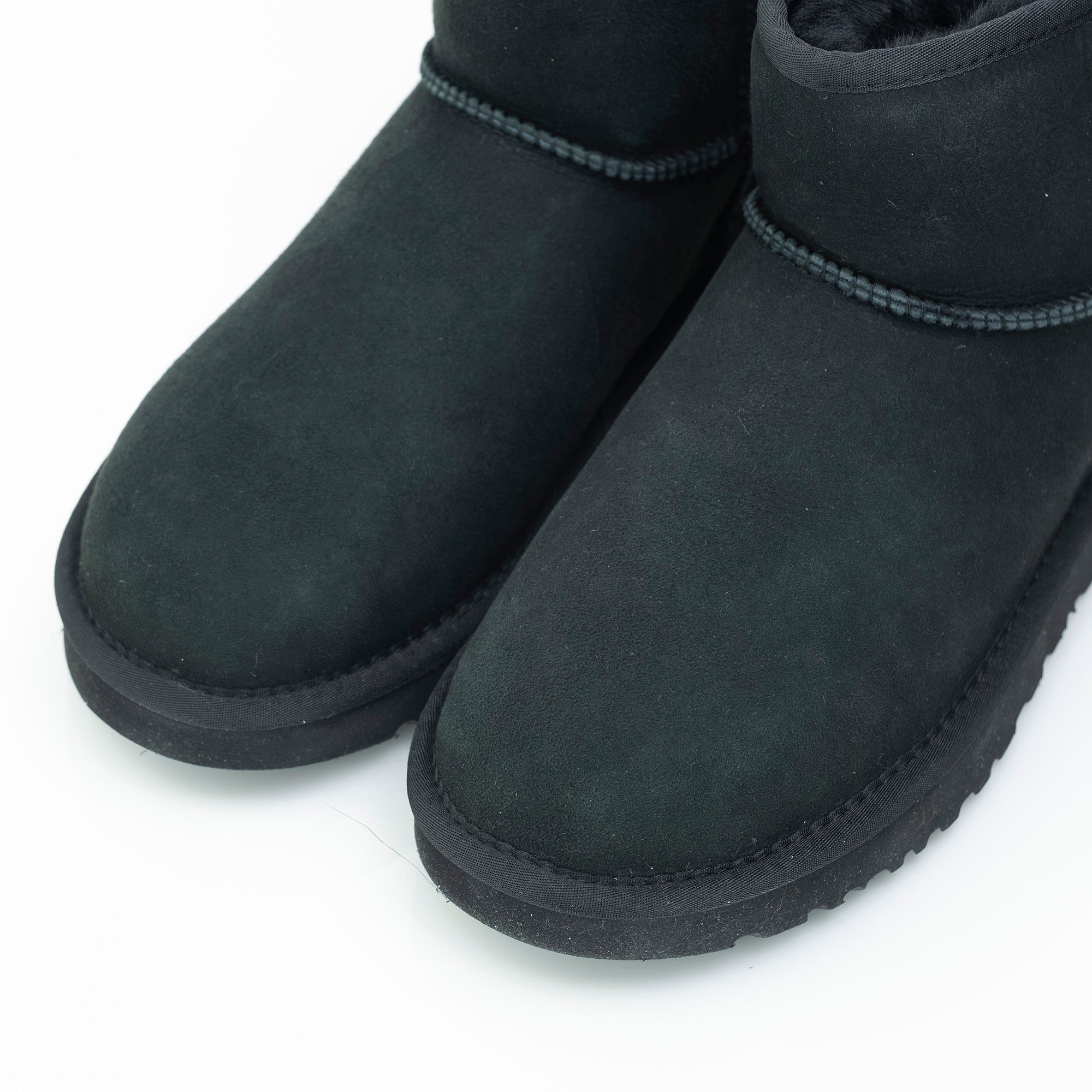 アグ クラシック ミニ 2 UGG Classic Mini II レディースブーツ ブラック 23cm 美品