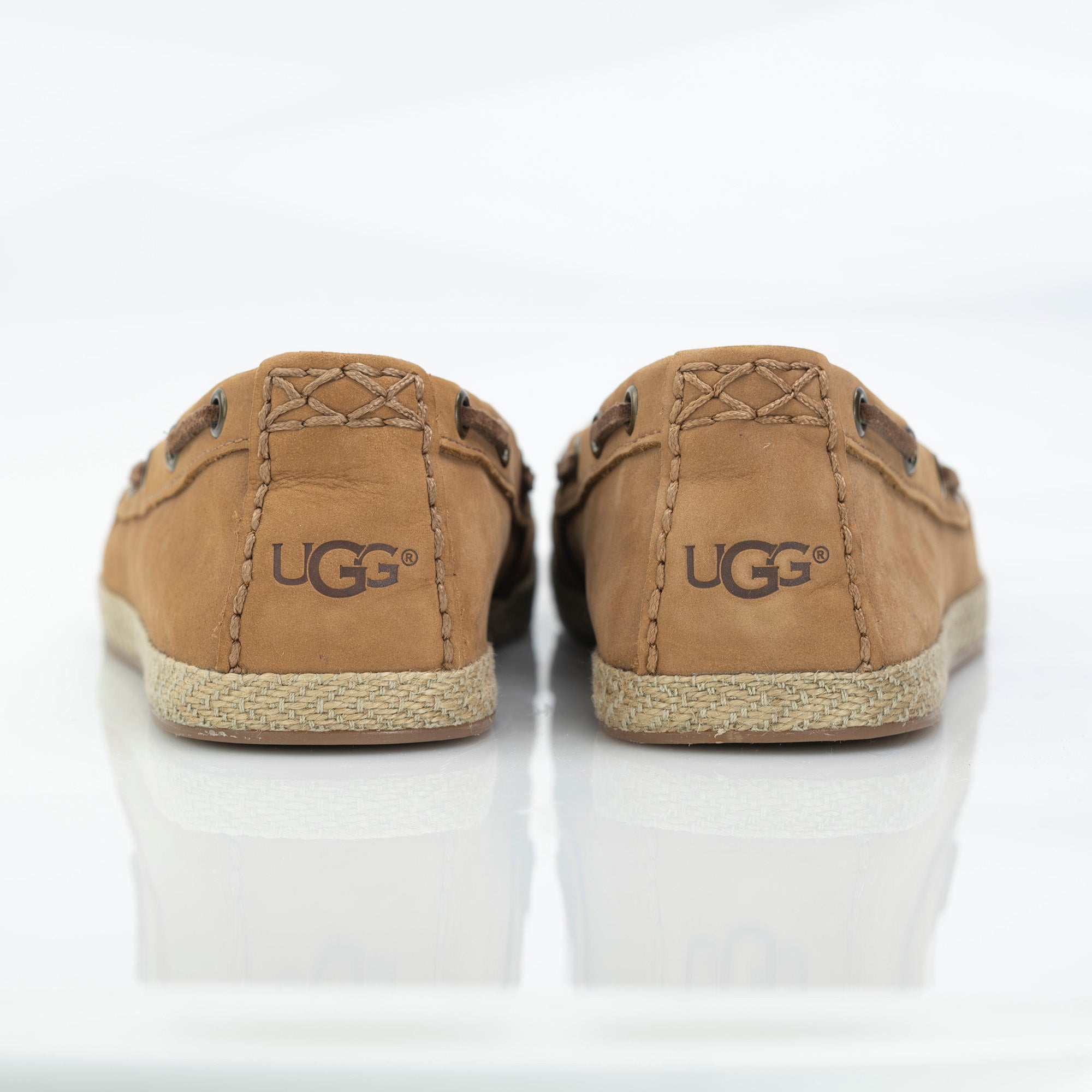 アグ スゼット UGG Suzette フラットシューズ モカシン ローファー チェスナットカラー 22.5cm  美品