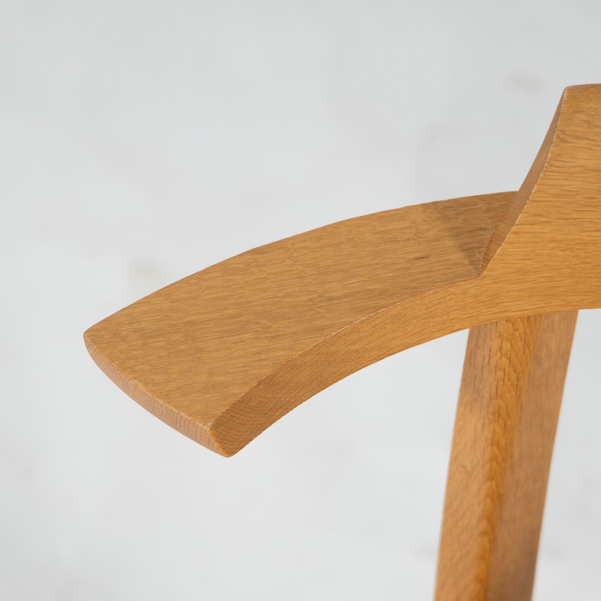 Dining chair Kashiwa Mokko OB21 Sophie plank seat (2) half arm chair oak wood solid wood oak wood natural modern Japanese modern Hida IDC Otsuka