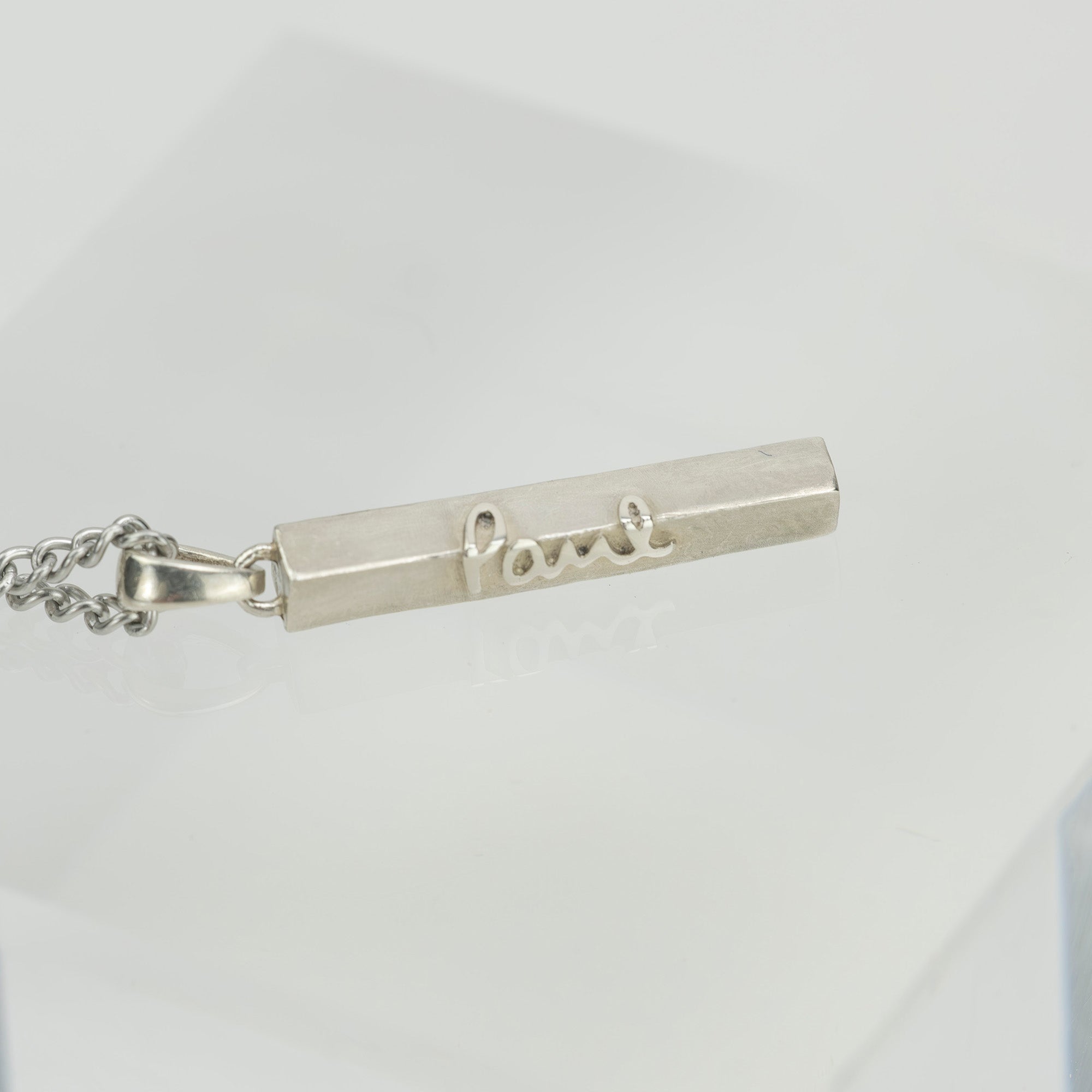 ポールスミス クロップドロゴ PaulSmith Cropped Logo ネックレス SV925 メンズアクセサリー