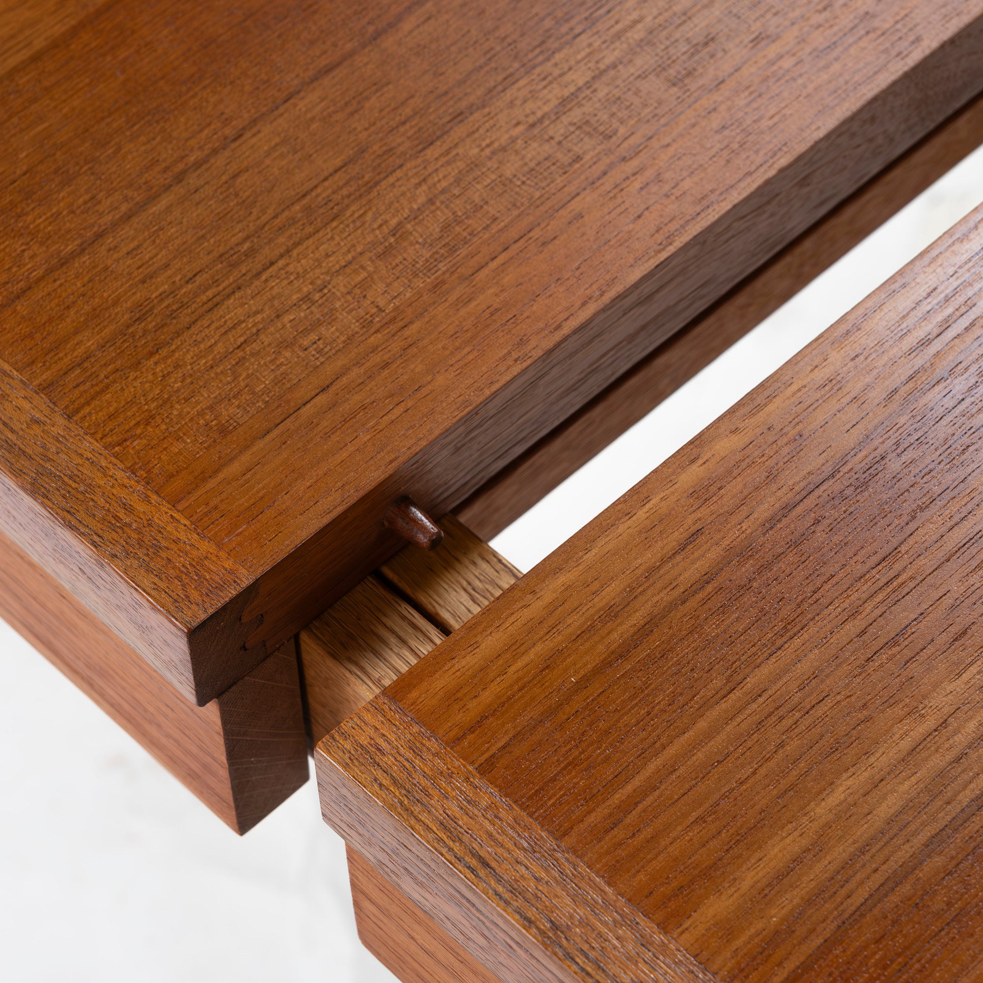 Dining table, Japanese vintage, extension table, teak wood, 1970s, oil finish, Nordic vintage, mid-century