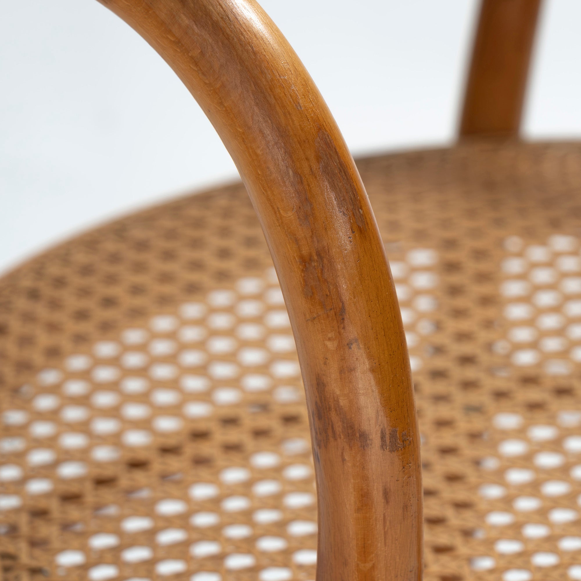 Vintage chair AIDEC bentwood chair, beech, rattan, made in Czechoslovakia (4) THONET dining chair