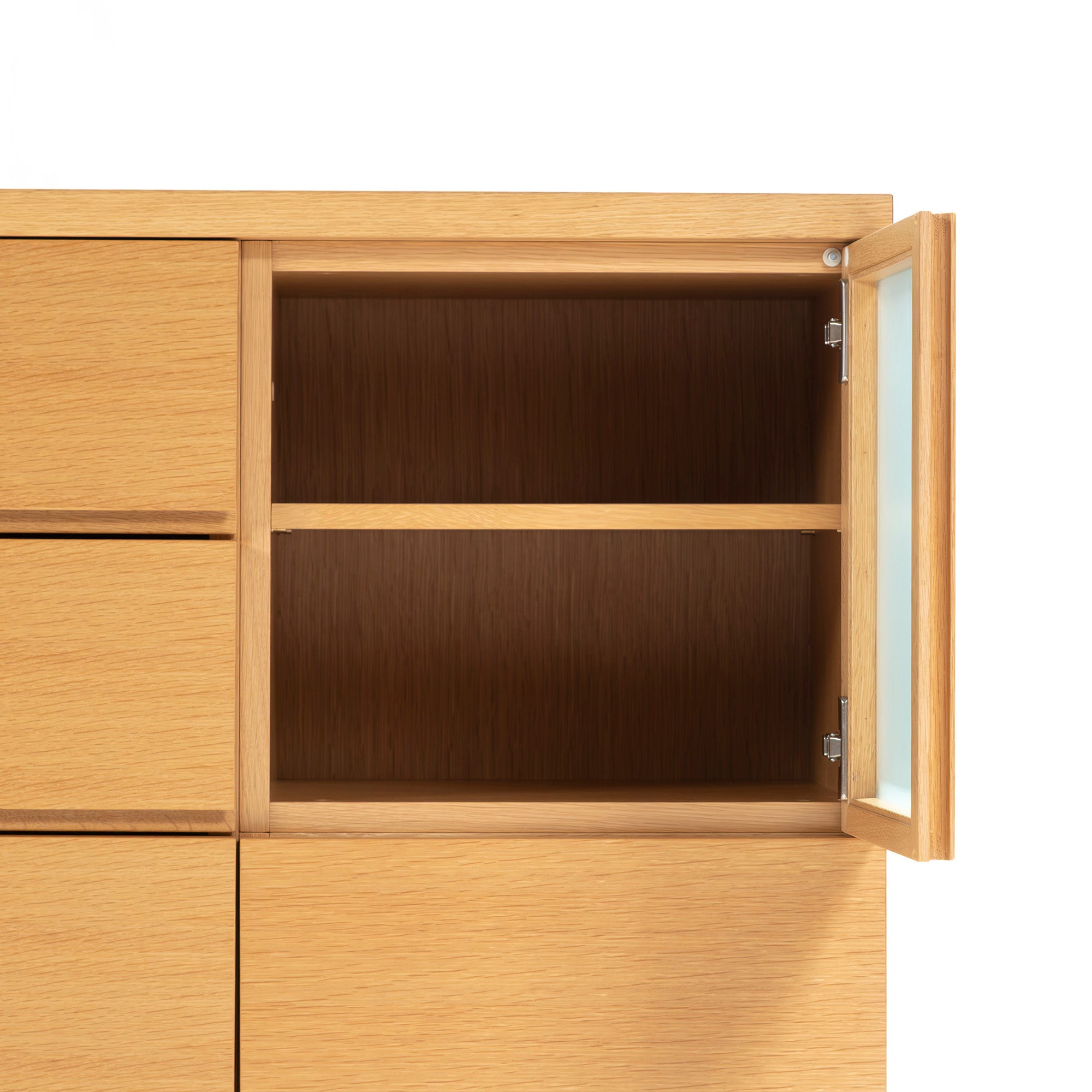 Kitchen counter Condehouse Dining sideboard Oak wood w154 Natural modern Japanese modern Storage furniture