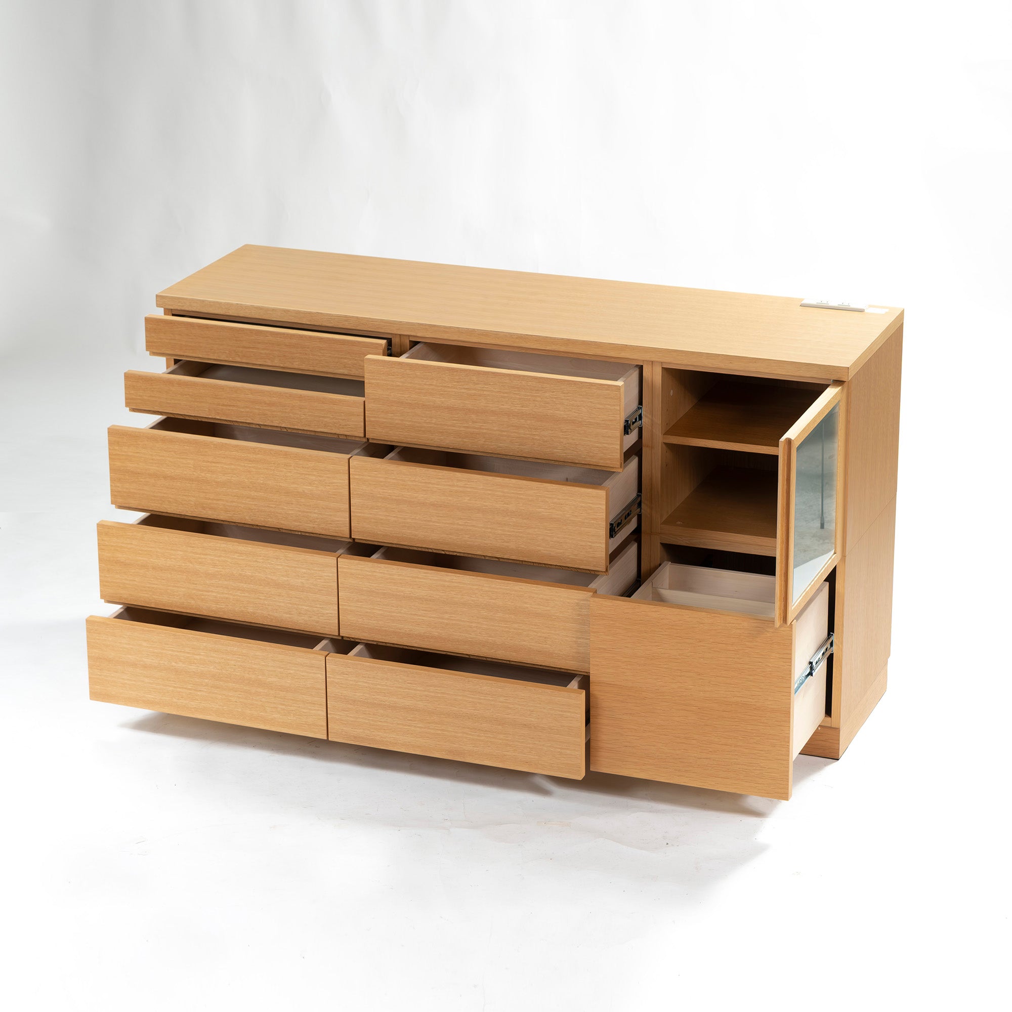 Kitchen counter Condehouse Dining sideboard Oak wood w154 Natural modern Japanese modern Storage furniture