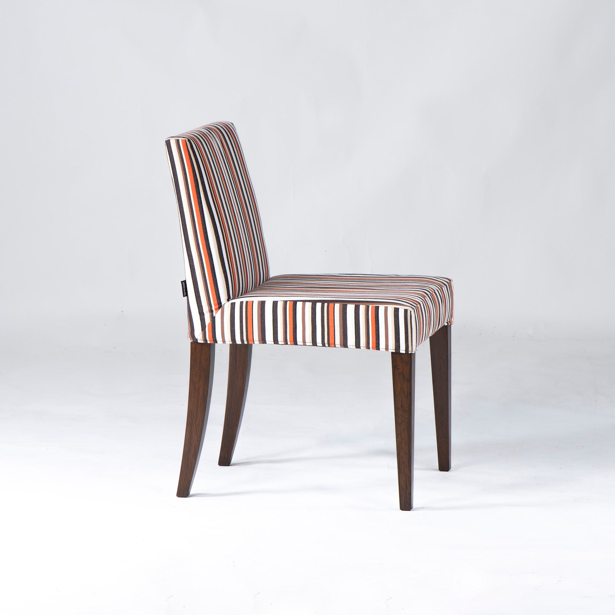 ダイニングチェア リーンロゼ ligne roset マルチストライプ ファブリック アームレスチェア(1) アッシュ材 モダン フレンチモダン 北欧