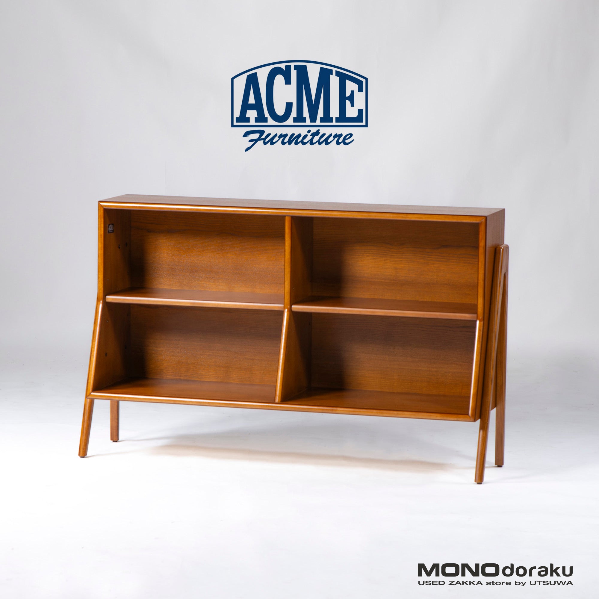ブックシェルフ アクメファニチャー ACME Furniture ブルックス BROOKS 幅125 アッシュ材 棚板可動式 ミッドセンチュリー USヴィンテージ
