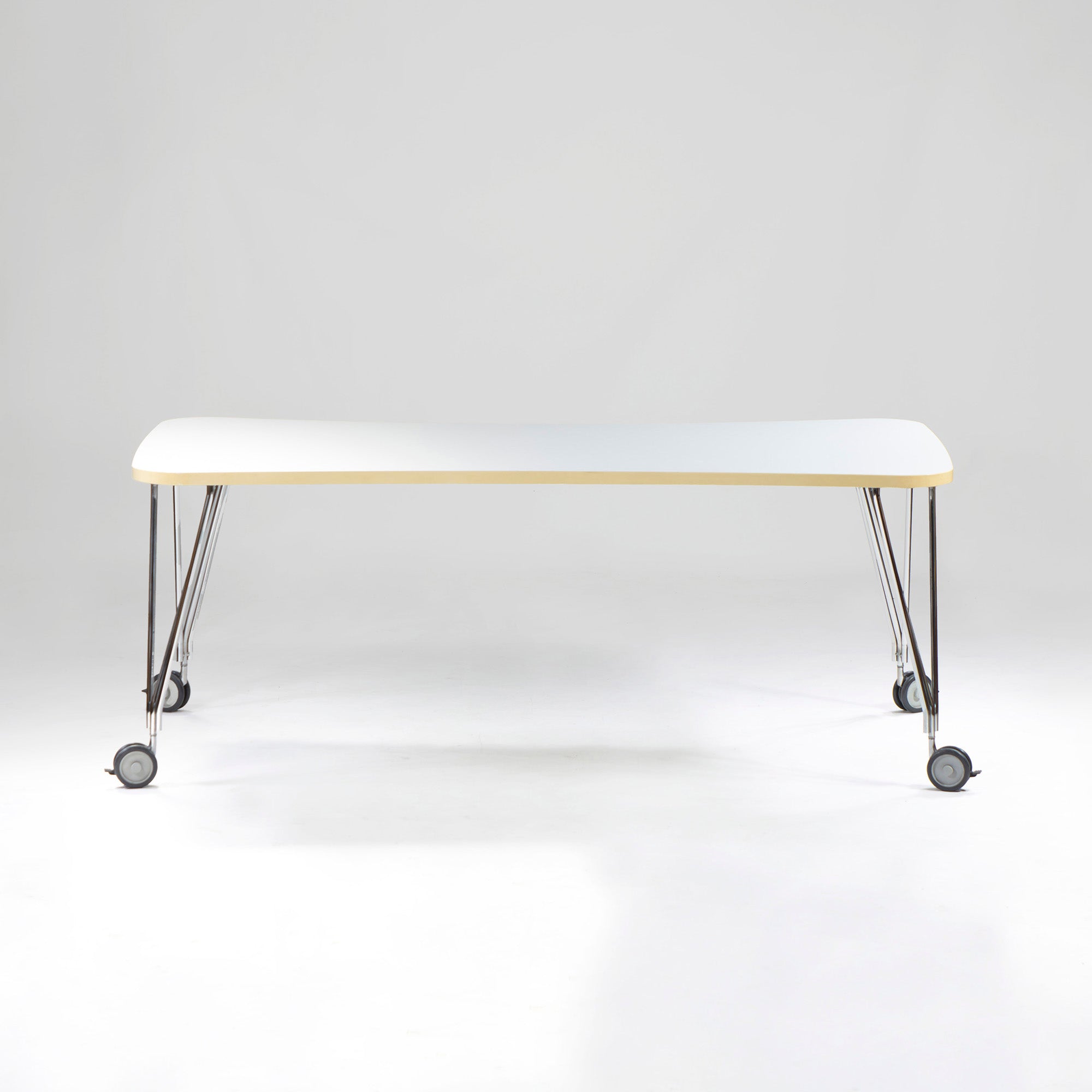 オフィステーブル カルテル Kartell MAX マックス 幅190 キャスター付 デザインテーブル オフィスデスク ダイニングテーブル ミーティング