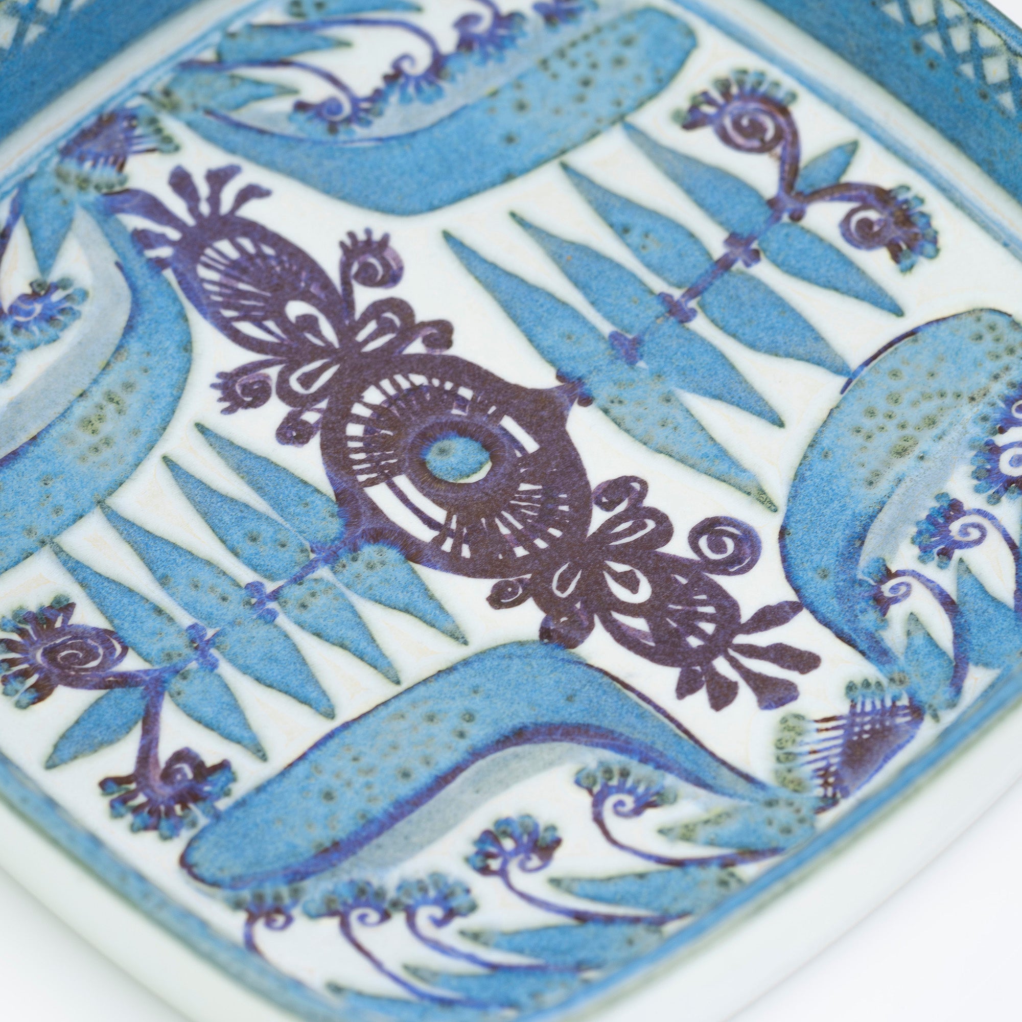 Royal Copenhagen Tenera Mariana Jonsson Square Plate, Nordic Vintage (2)