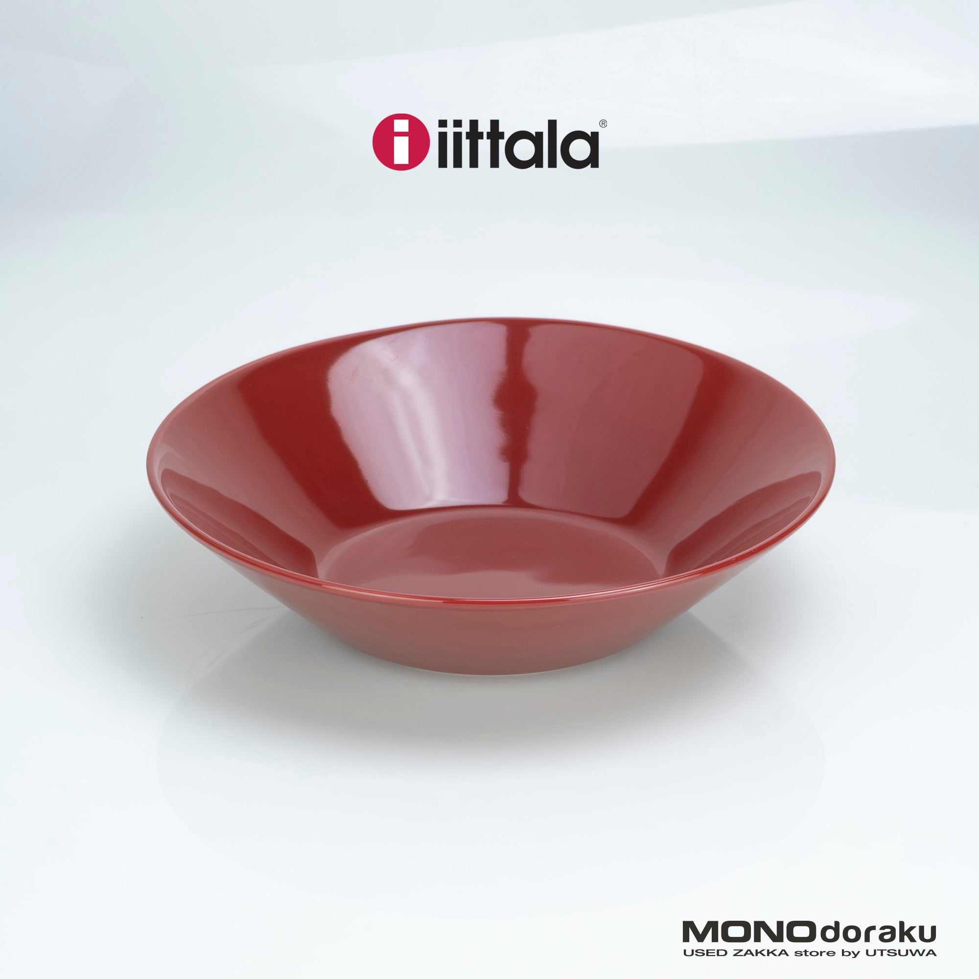 Iittala Teema 21cm Bowl, Red, Scandinavian Design Tableware (1)