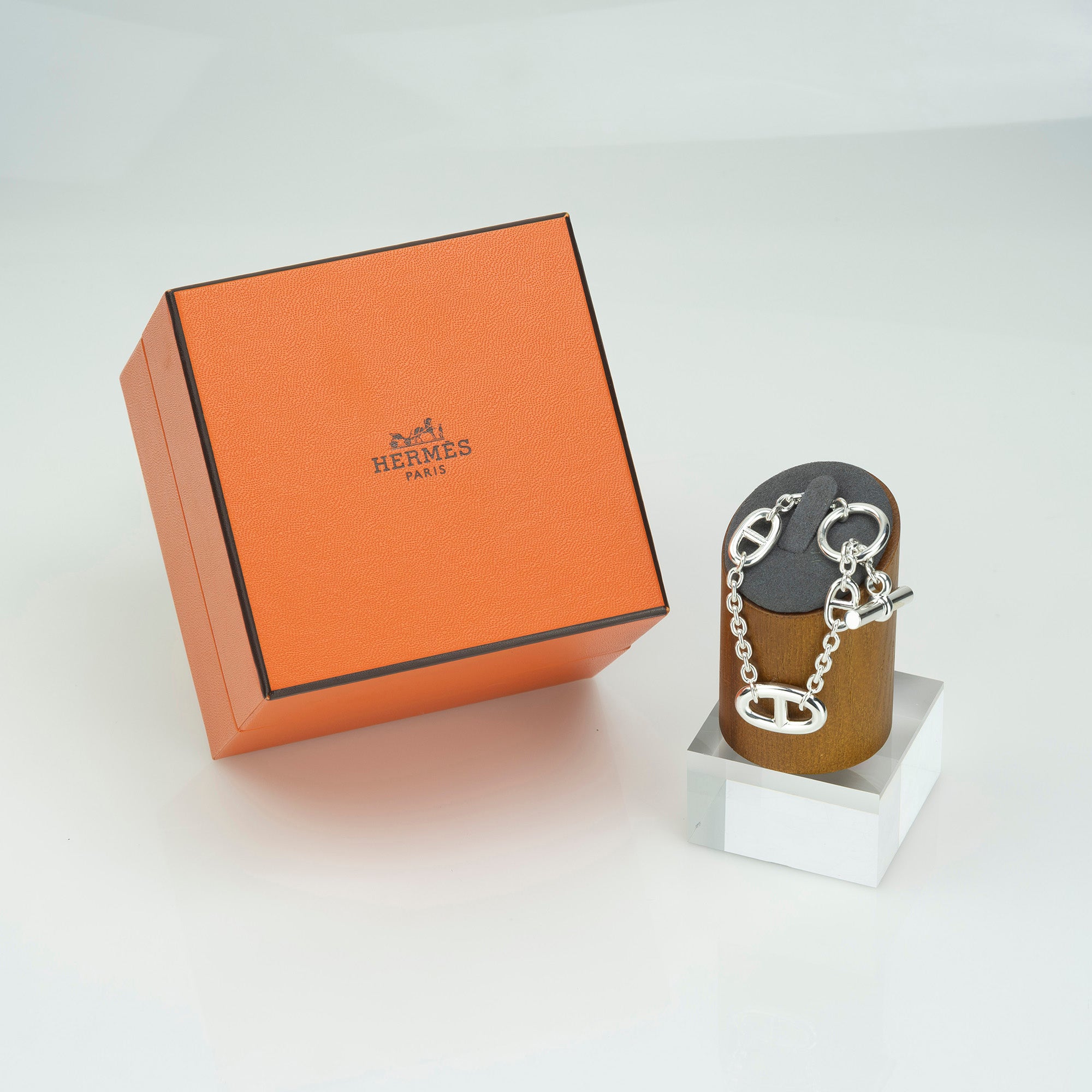 Hermès Farandole SH Bracelet with Chaine d'Ancre Motif in Silver 925