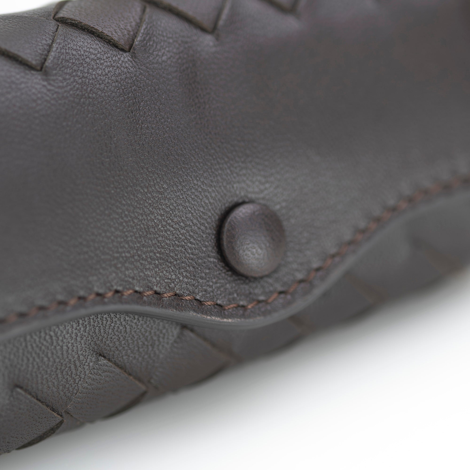 Bottega Veneta ブラウンレザーキーケース Bottega Veneta ブラウンレザーキーケース