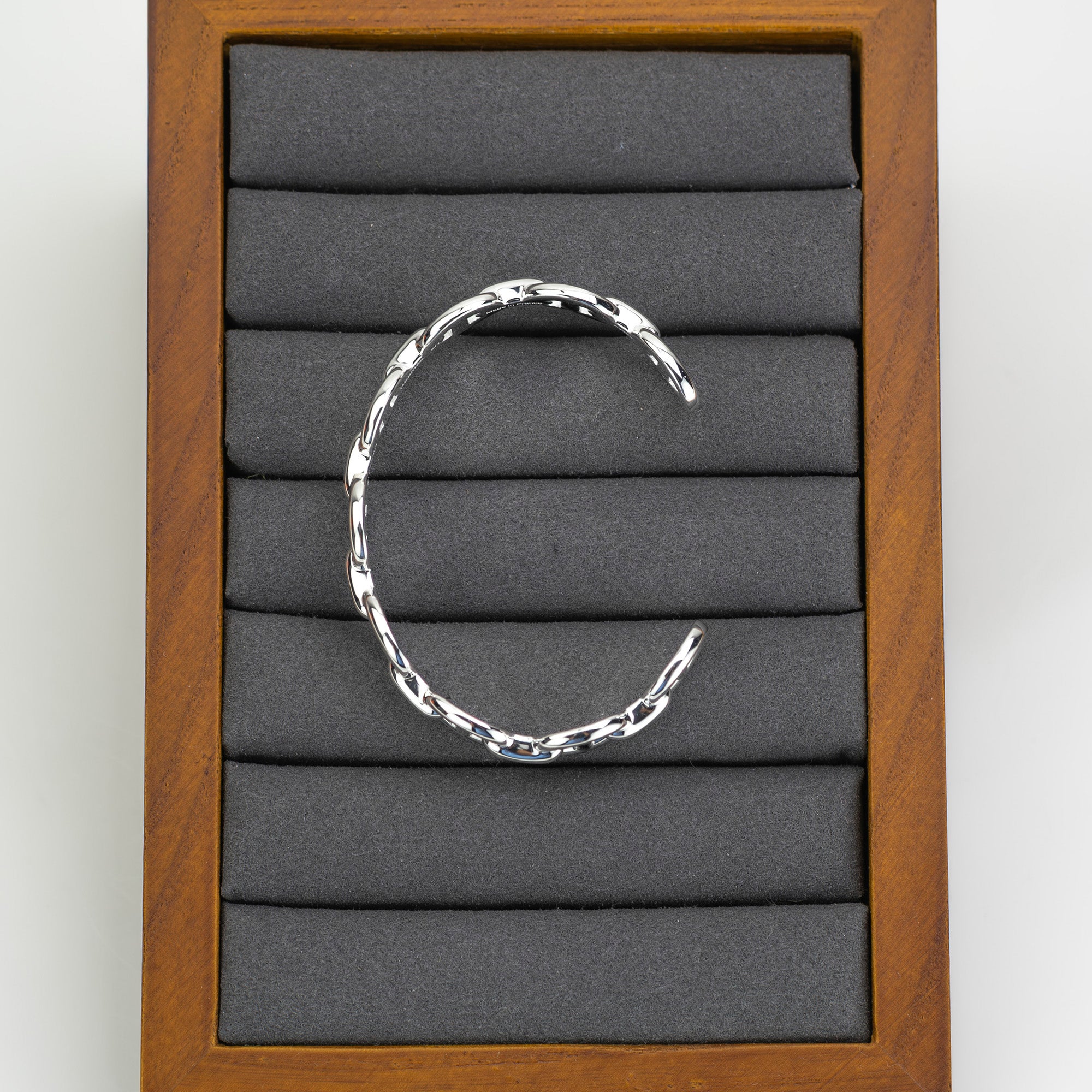 Hermès Open Bangle Anchaîne Chaine d'Ancre SH, Ag925, 21.1g