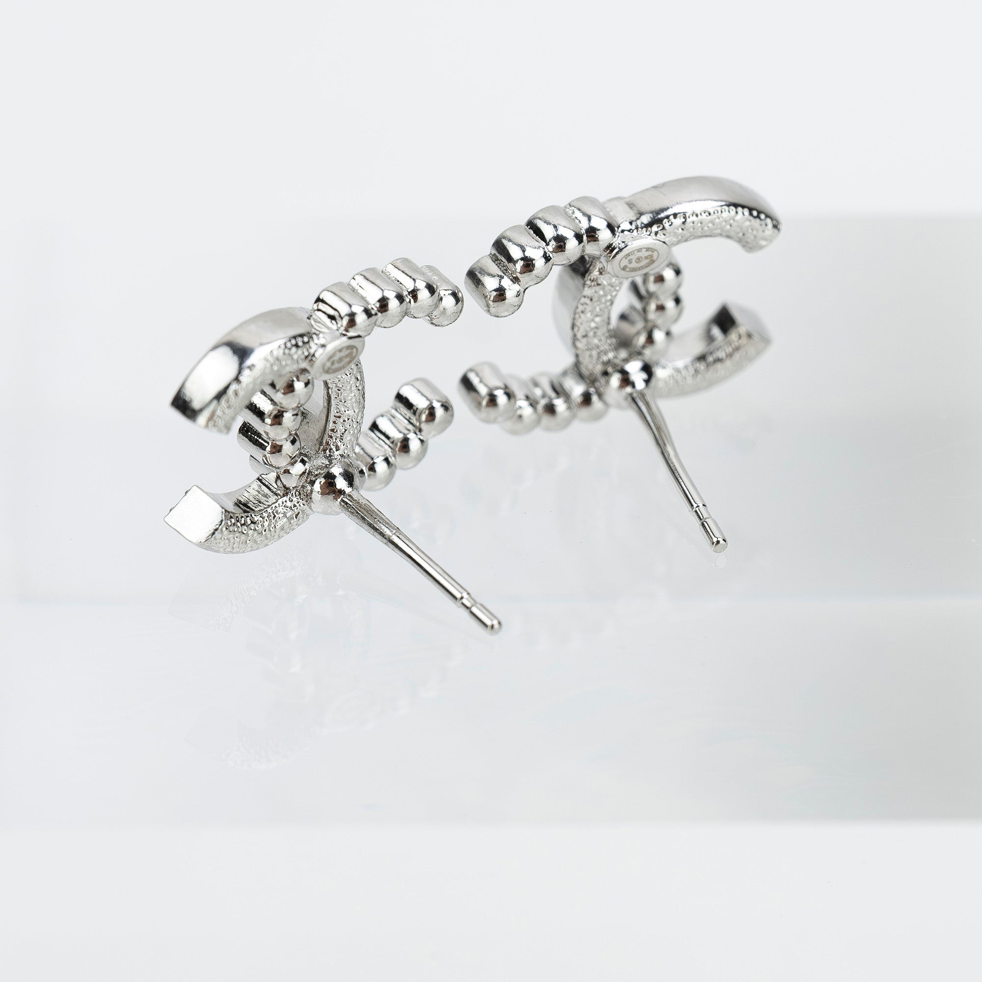 1円 □美品□ CHANEL シャネル ココマーク F16V ラインストーン 片耳 