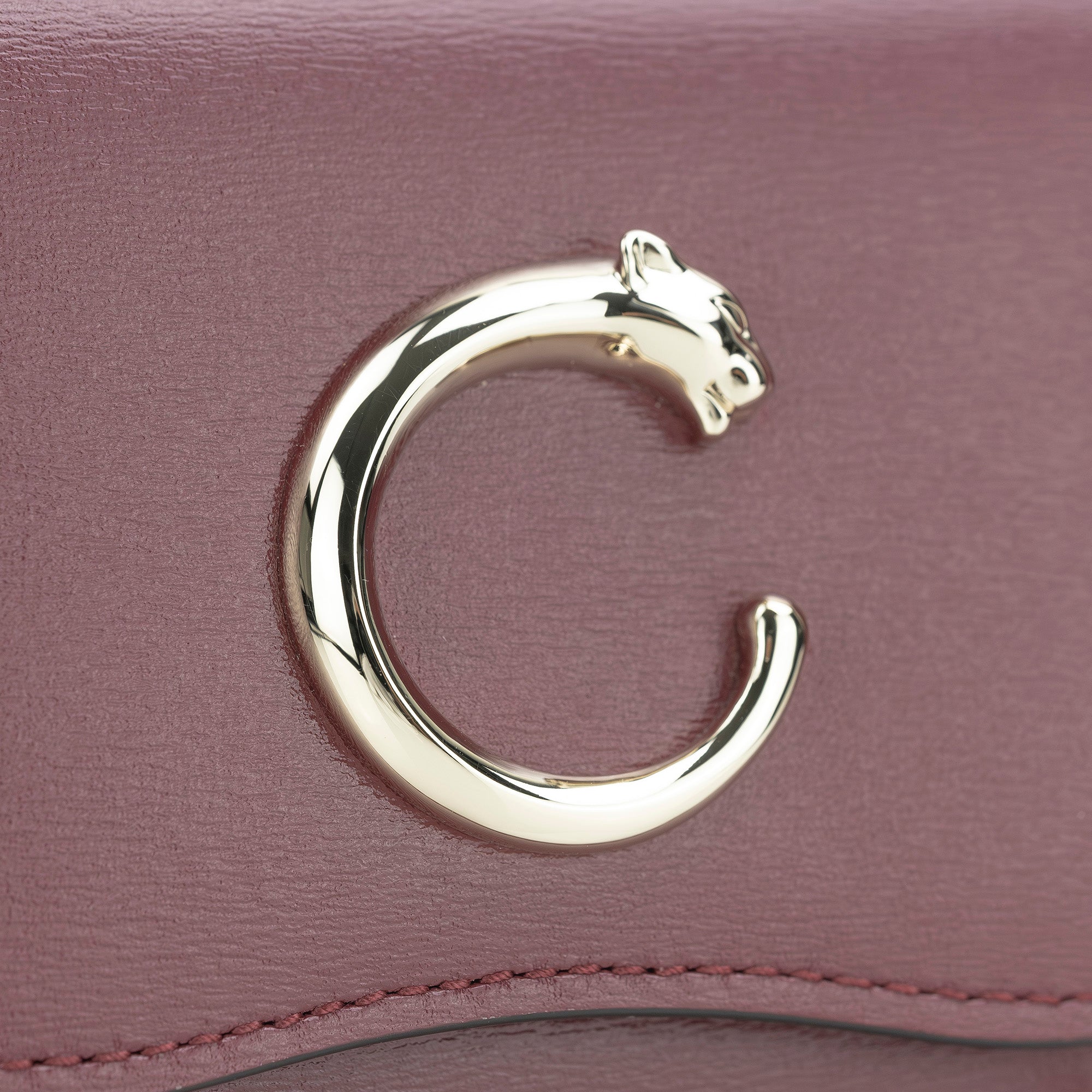 Cartier Panthère de Cartier Tri-fold Wallet in Cherry Red Calfskin [Excellent Condition, Box Included]